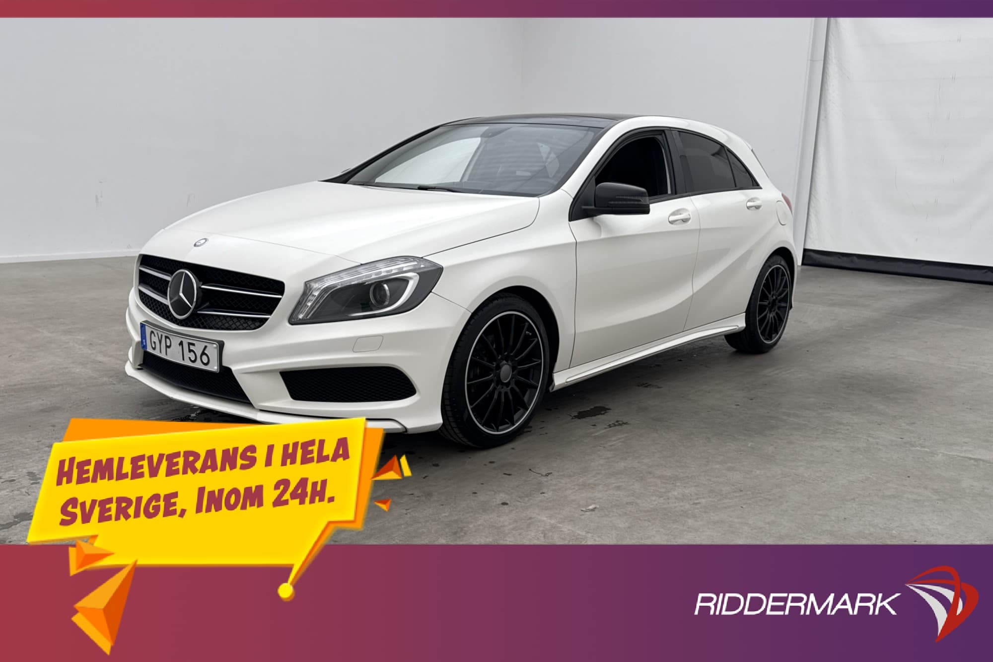Mercedes-Benz A 180 CDI 109hk AMG Taklucka Halvskinn 
