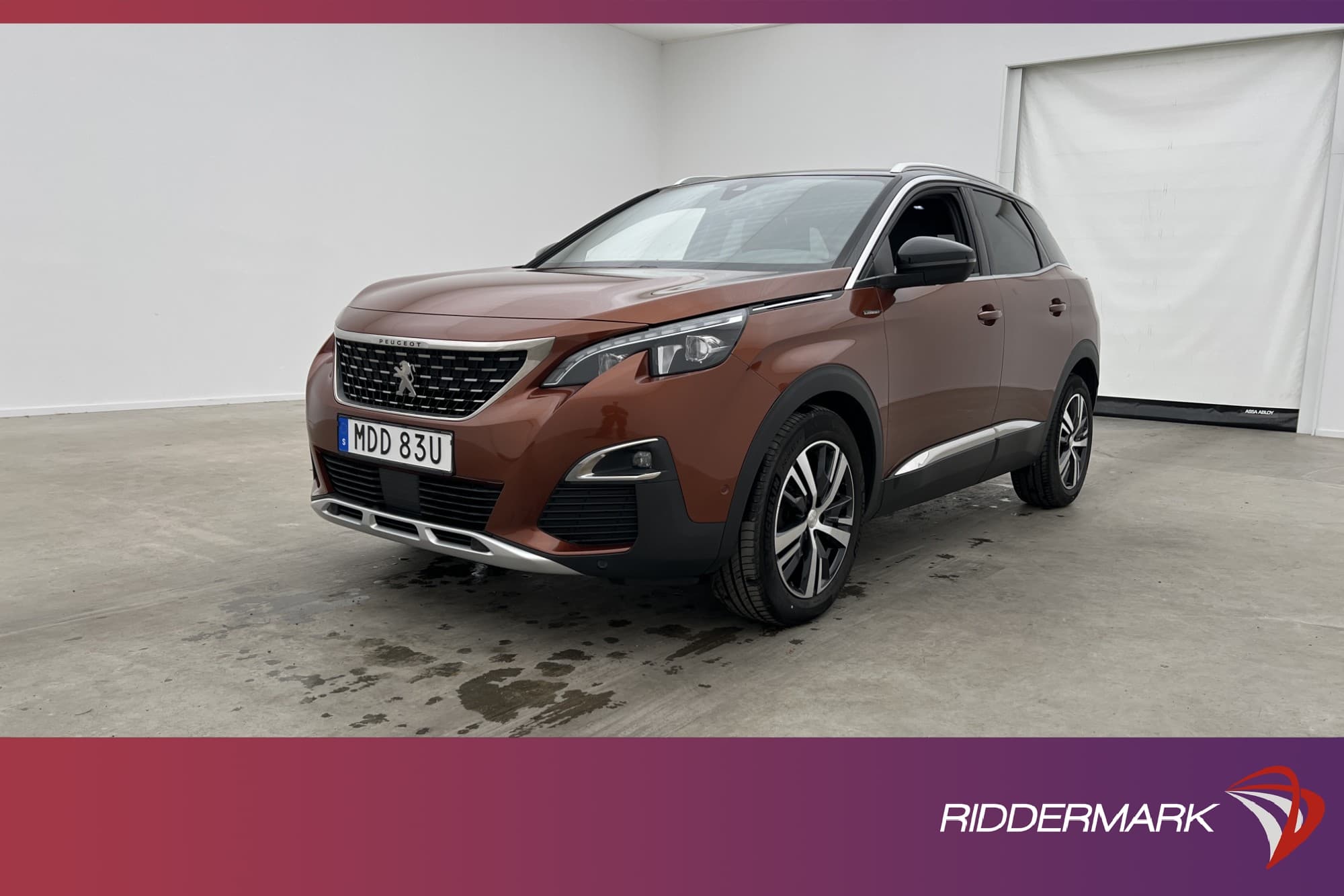Peugeot 3008 PureTech 130hk GT-Line Kamera CarPlay Halvskinn