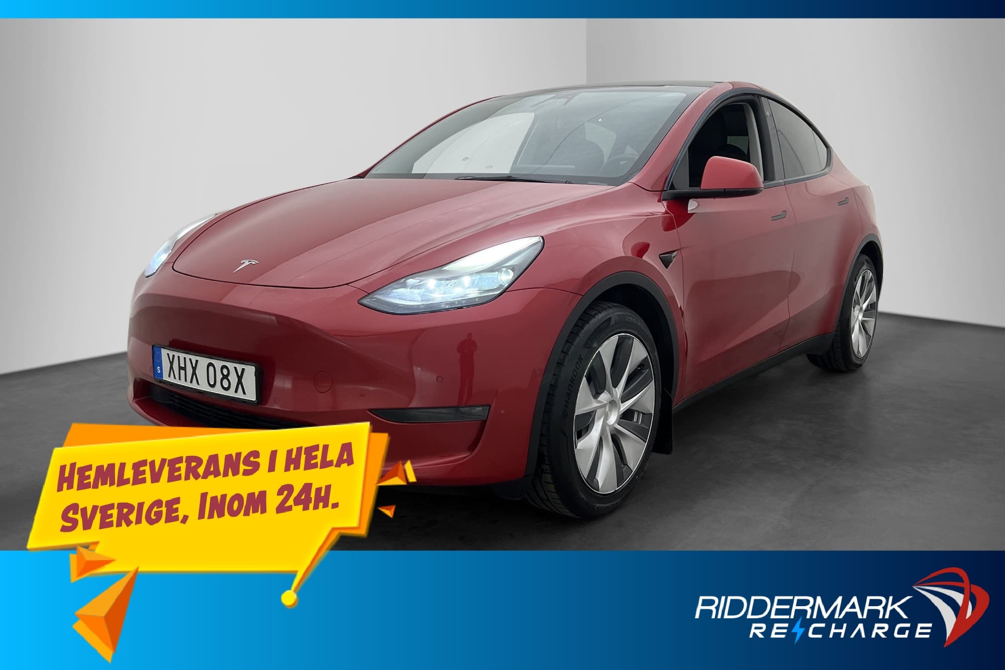 Tesla Model Y Long Range AWD MOMS Autopilot Svensksåld