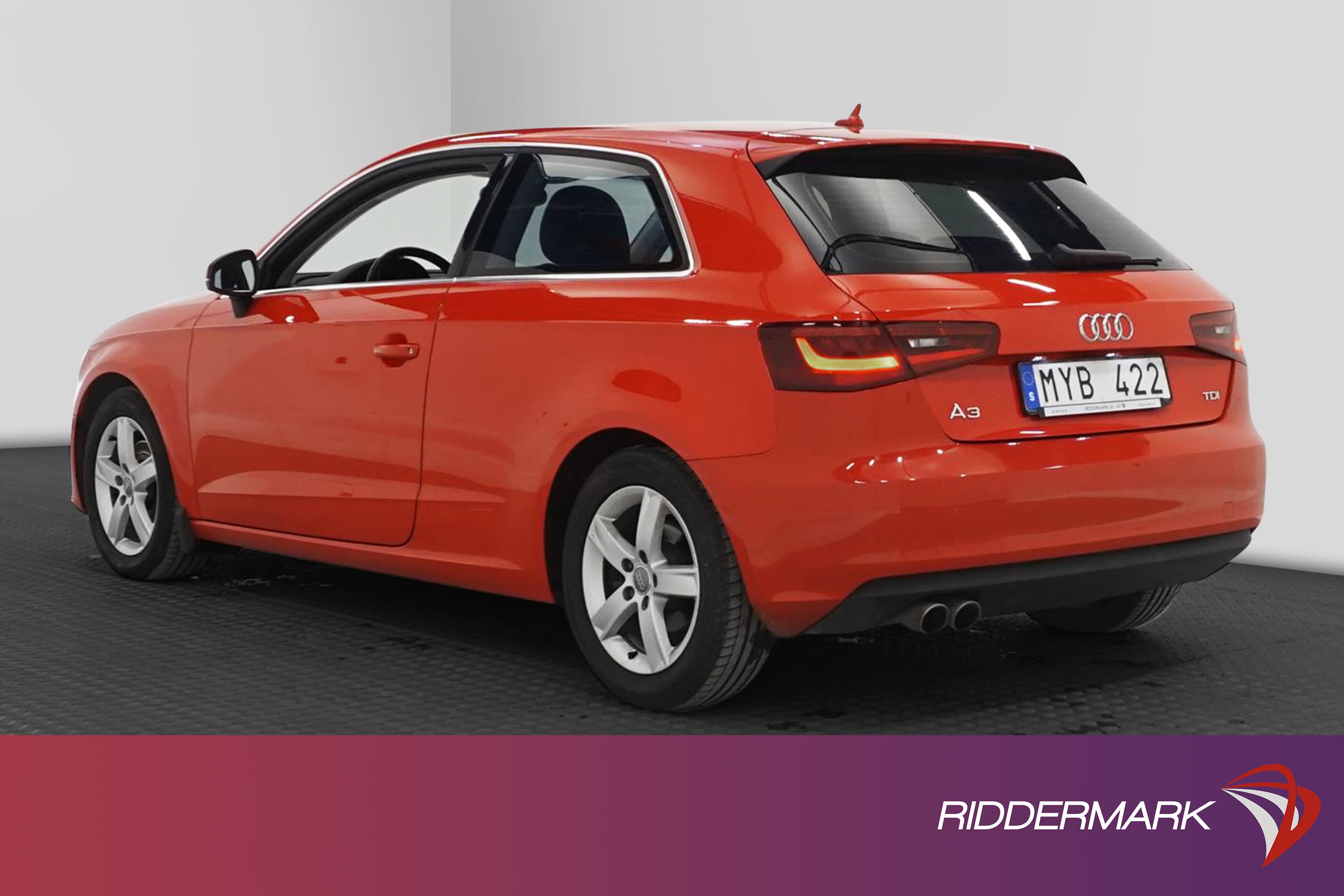 Audi A3 2.0 TDI 150hk Ambition M&K-Värmare Välserv 0,41l/mil