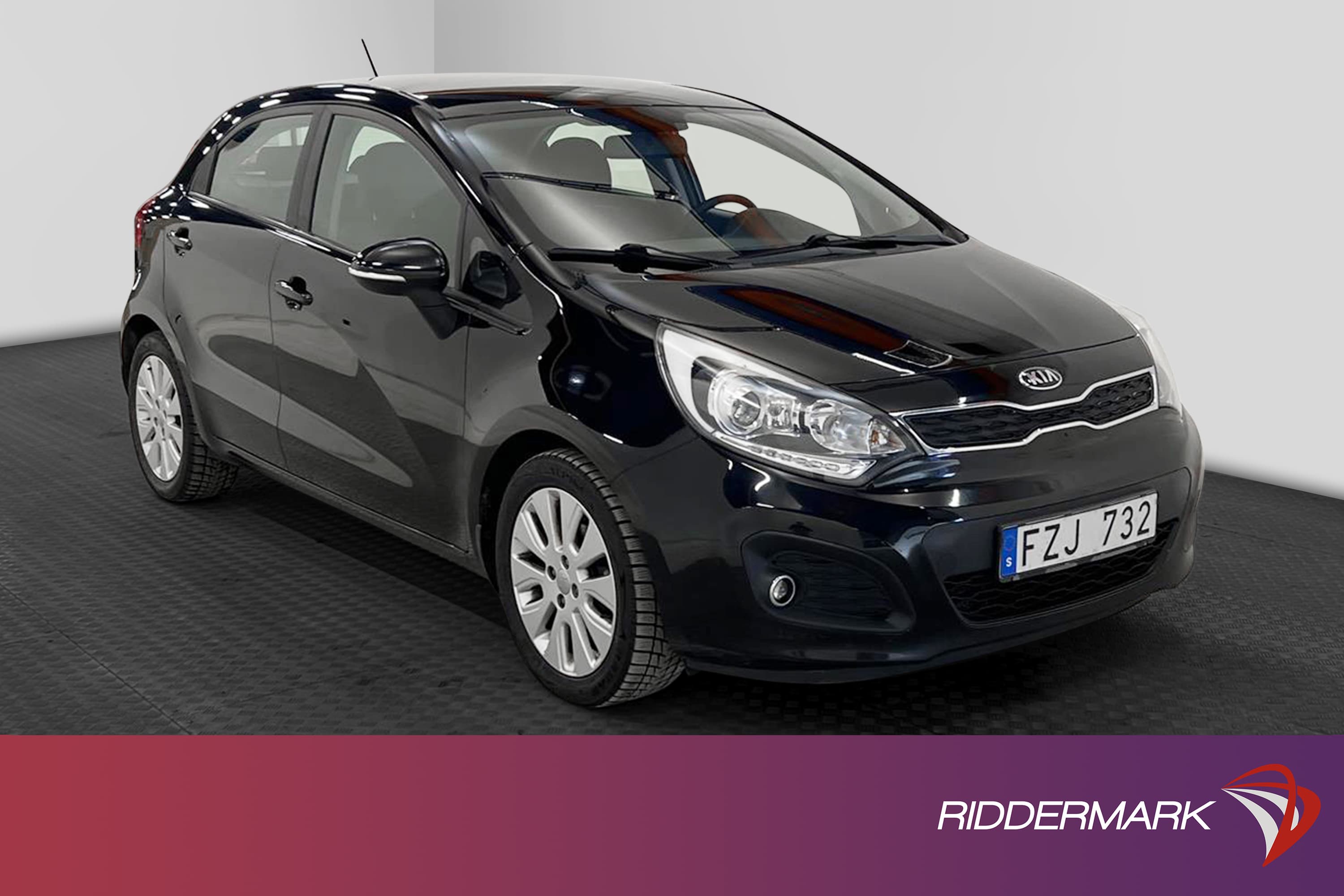 Kia Rio 5-dörrar 1.2 CVVT 86hk GLS Rattvärme Välserv En-Bruk