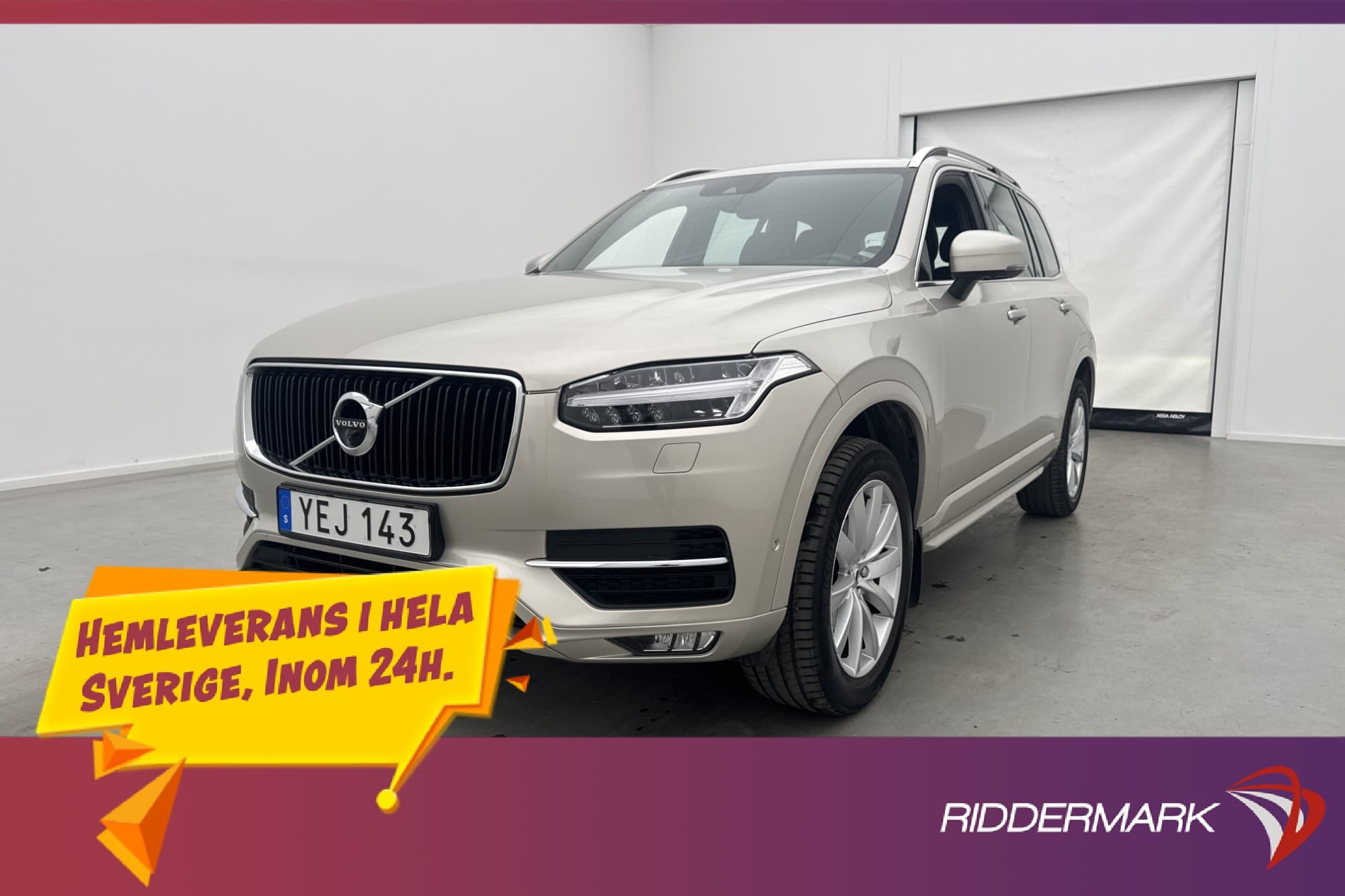Volvo XC90 D5 AWD VOC Värmare 360° Navi Skinn BLIS 4-Zons
