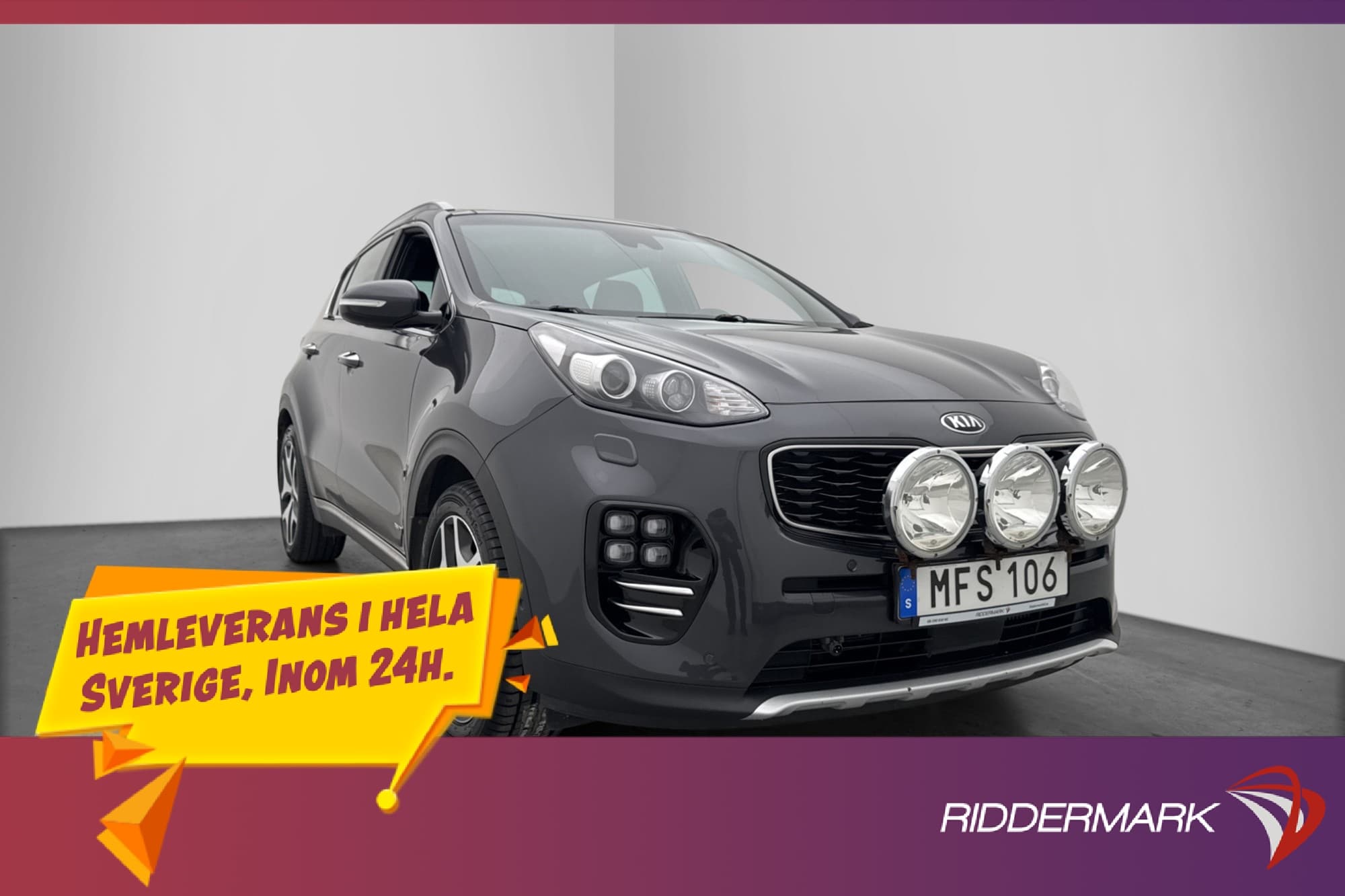Kia Sportage 2.0 CRDi AWD GT-Line Pano Värmare Kamera Drag