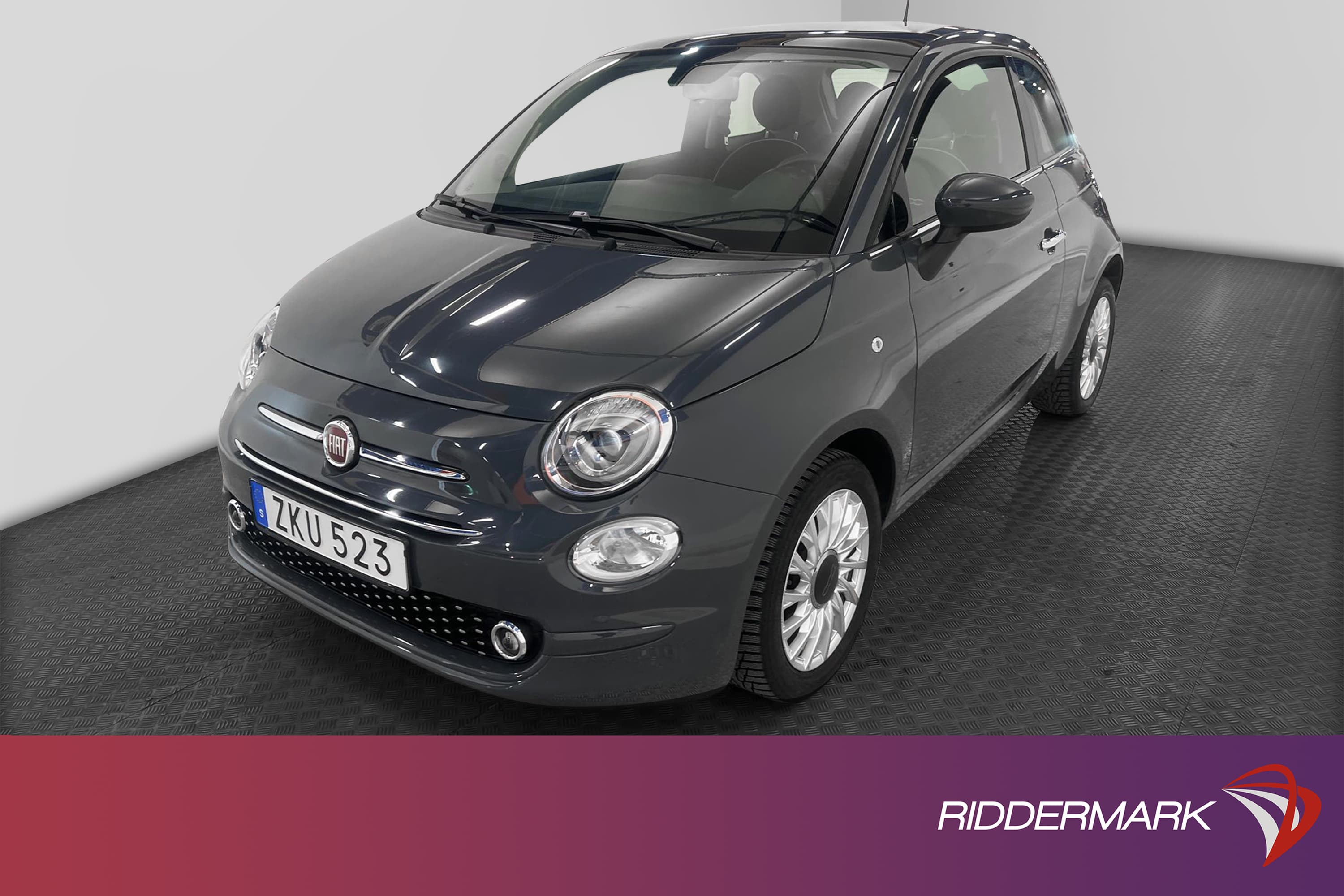 Fiat 500 1.2 69hk Panoramaglastak PDC 738kr Skatt Ny Kamrem