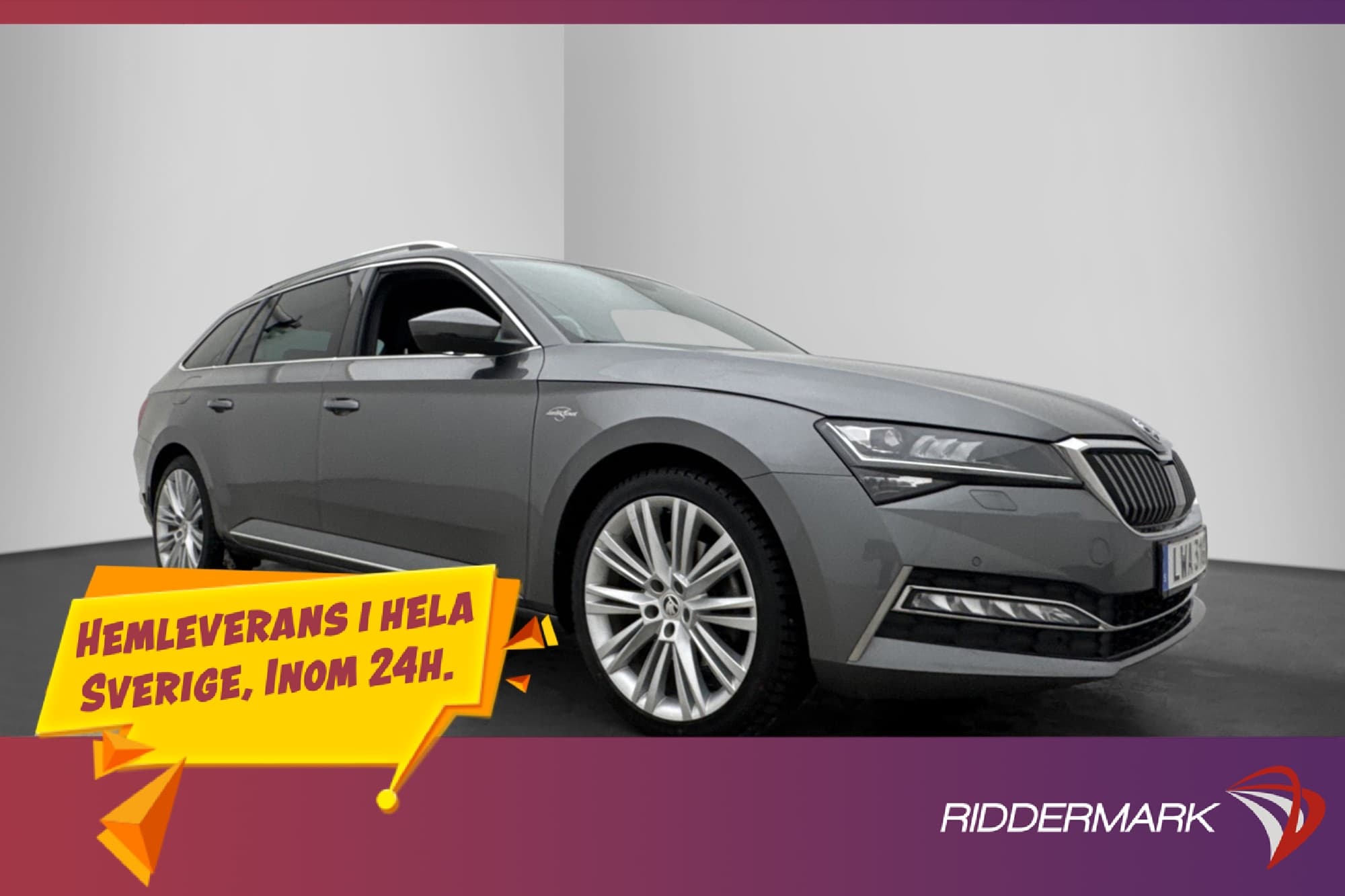 Skoda Superb 200hk 4z4 L&K Cockpit Värmare Kamera Drag MOMS