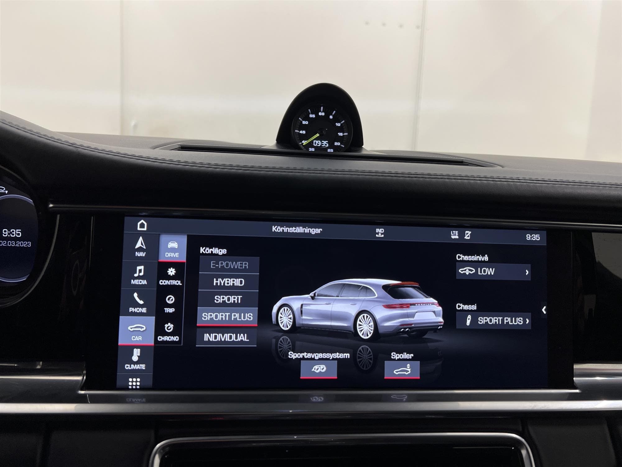Porsche Panamera 4 E-hybrid Sport Turismo 462hk Bose Panointeriör