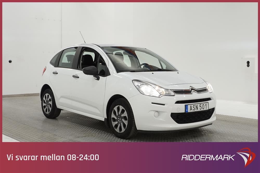 Citroën C3 1.2 VTi 82hk Välservad Låg Skatt
