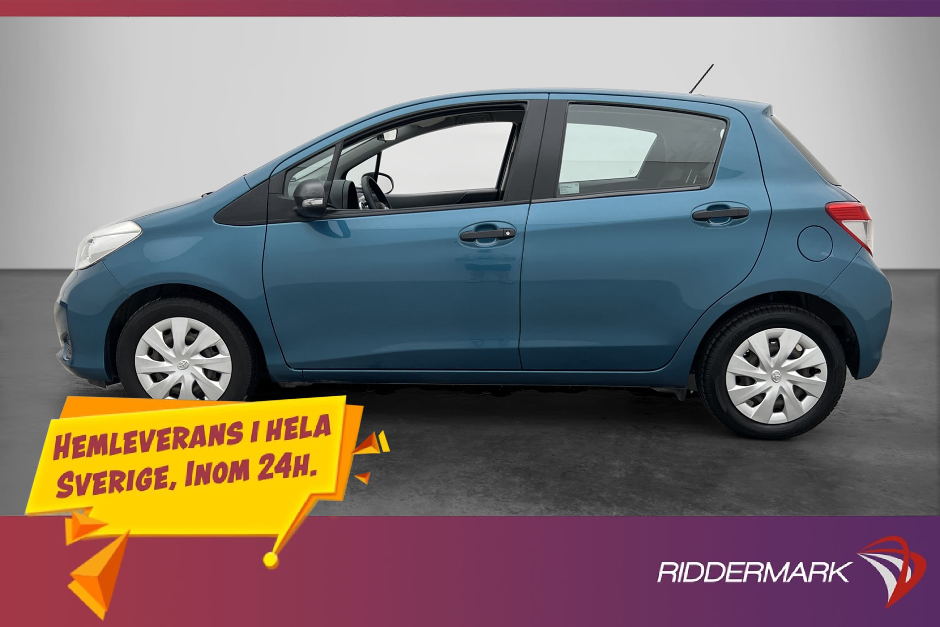 Toyota Yaris 1.0 VVT-i 69hk Life Låg Skatt Nyservad