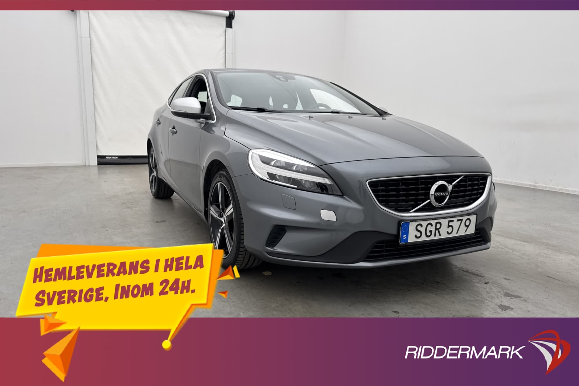 Volvo V40 T3 152hk R-Design Kamera Värmare Sensorer Skinn