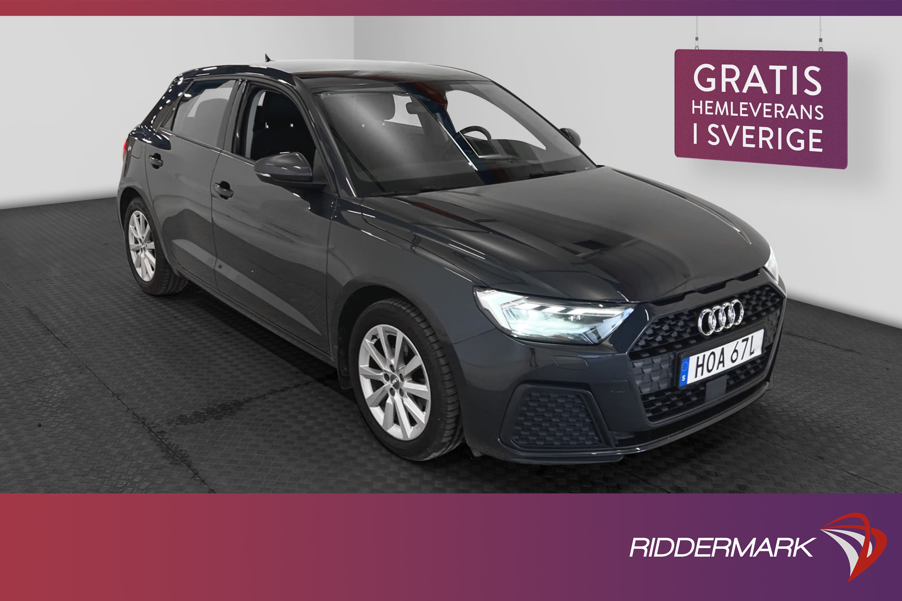 Audi A1 Sportback116hk Cockpit Sensorer Carplay Välserv