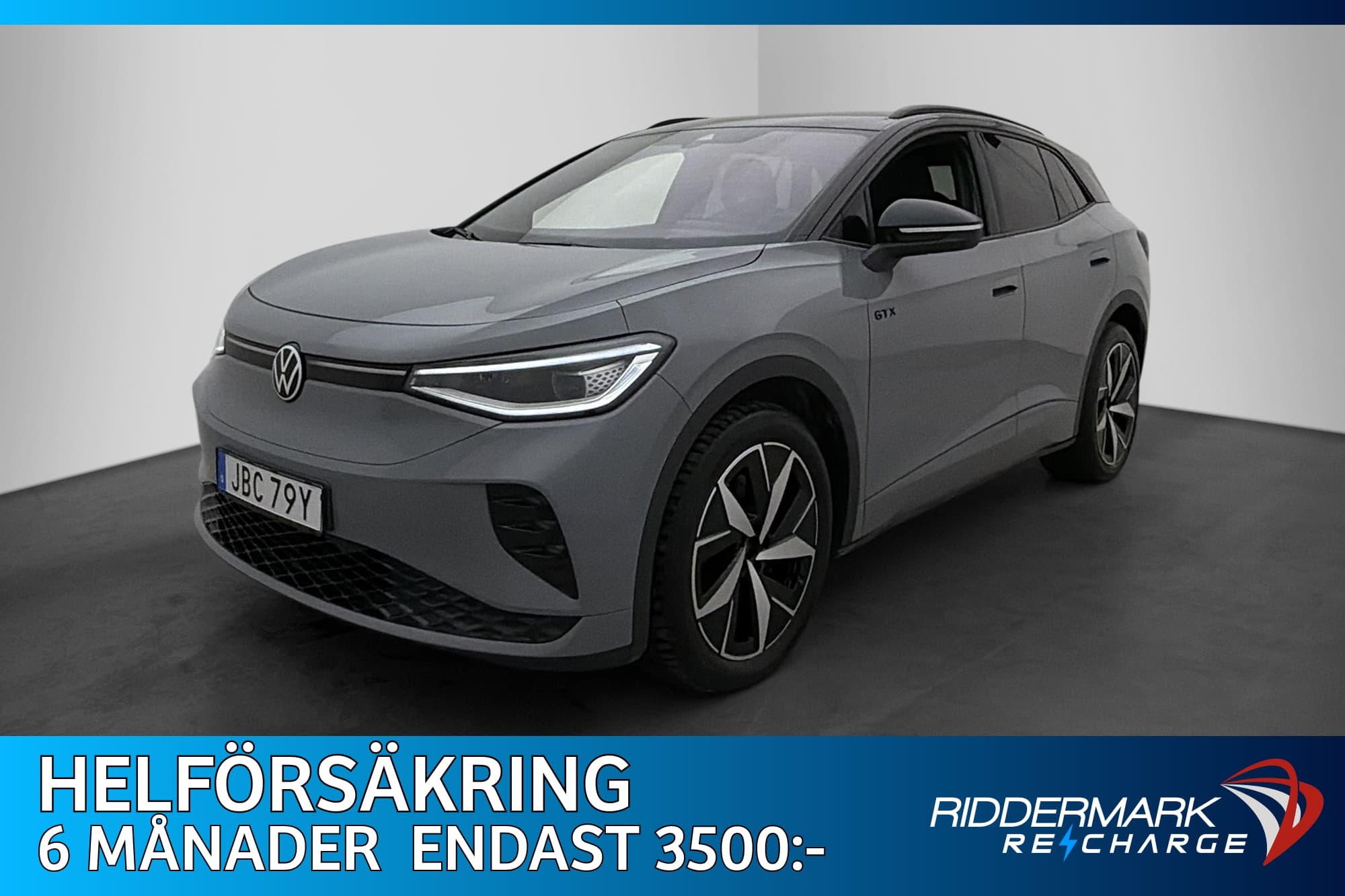 Volkswagen ID.4 GTX 299hk Värmare CarPlay Rattvärme MOMS