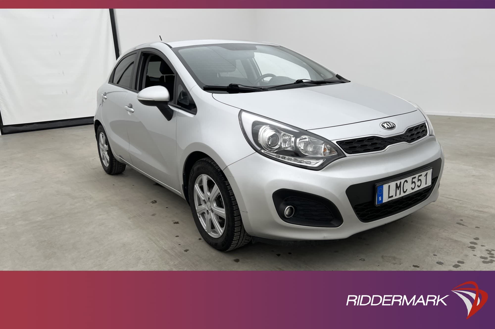 Kia Rio 1.2 CVVT 84hk Komfort Sensorer Rattvärme 0,51l/mil