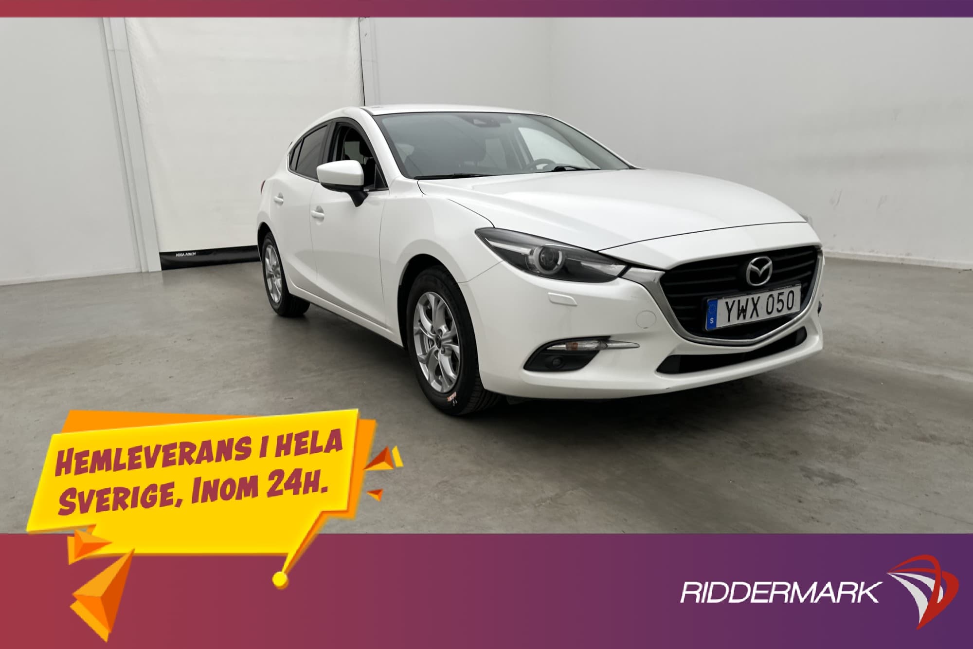 Mazda 3 Sport 2.0 120hk Navi Döda Vinkel Rattvärme Sensorer