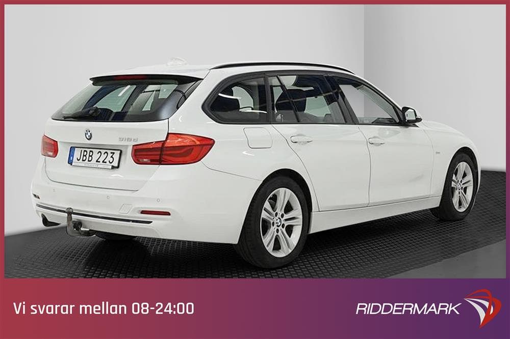BMW 318d Touring 150hk PDC Hifi 0,39L/milexteriör