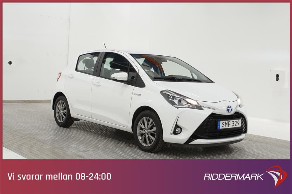 Toyota Yaris 1.5 Hybrid 101hk B-Kam Lane Assist Låg Skatt 