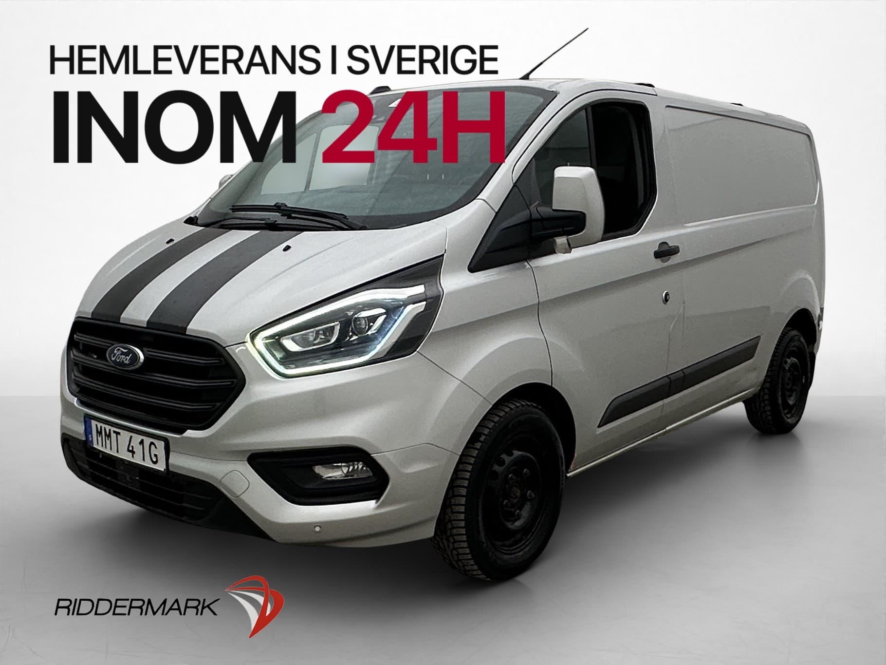 Ford Transit Custom Ny-Kamrem Värm Drag Kamera CARPLAY Moms