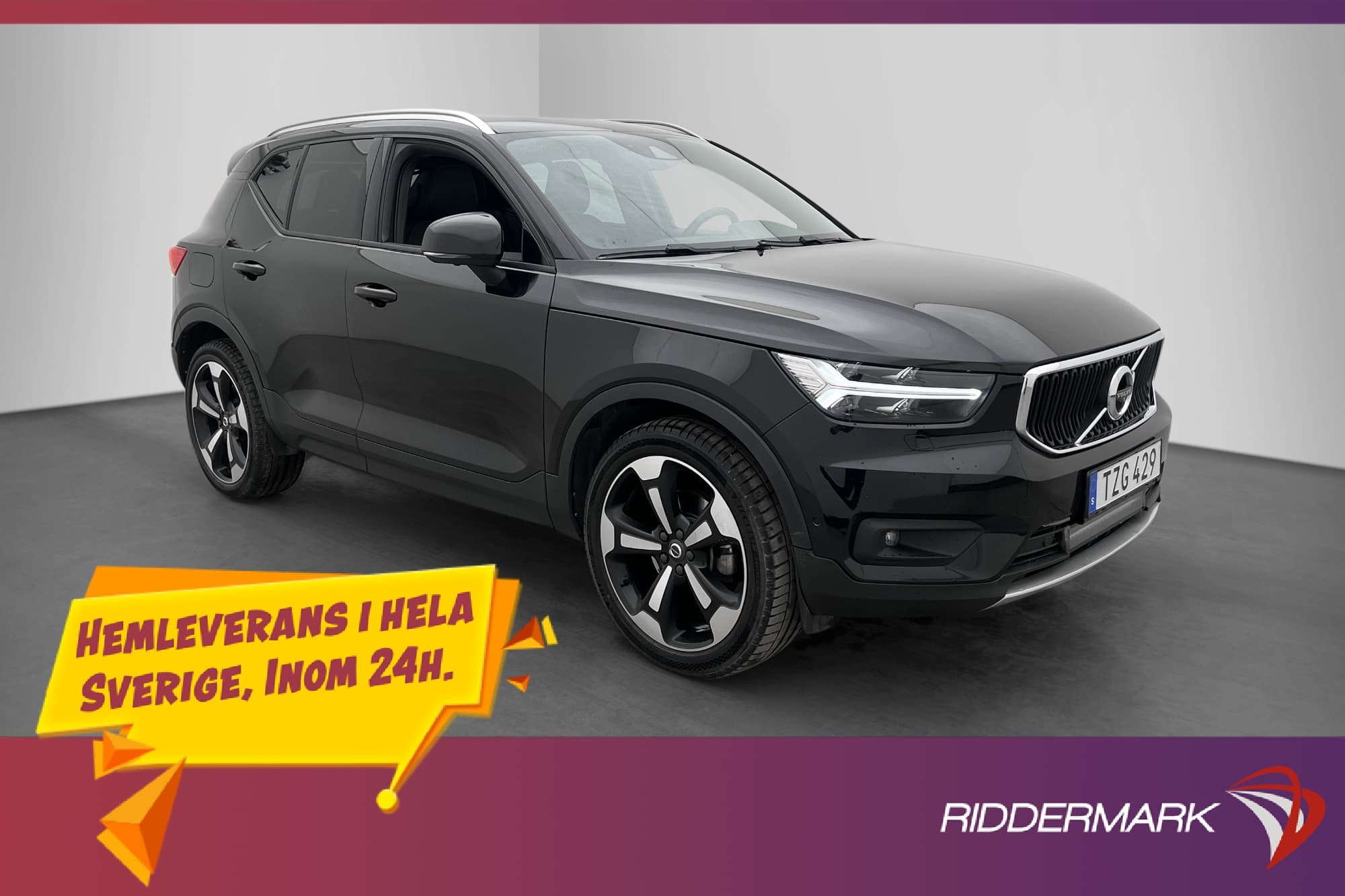 Volvo XC40 T5 AWD Intro Edt VOC Värm H/K 360 Navi Skinn Drag