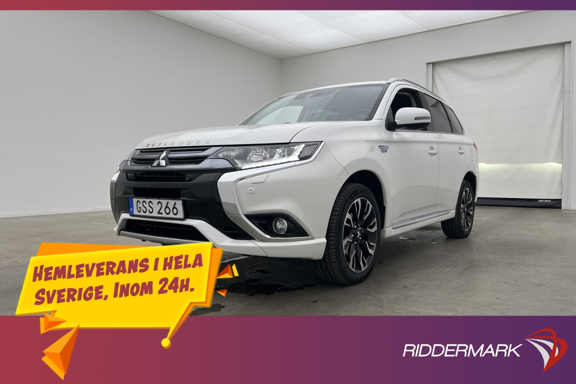 Mitsubishi Outlander PHEV Business 360° Rockford Drag Skinn