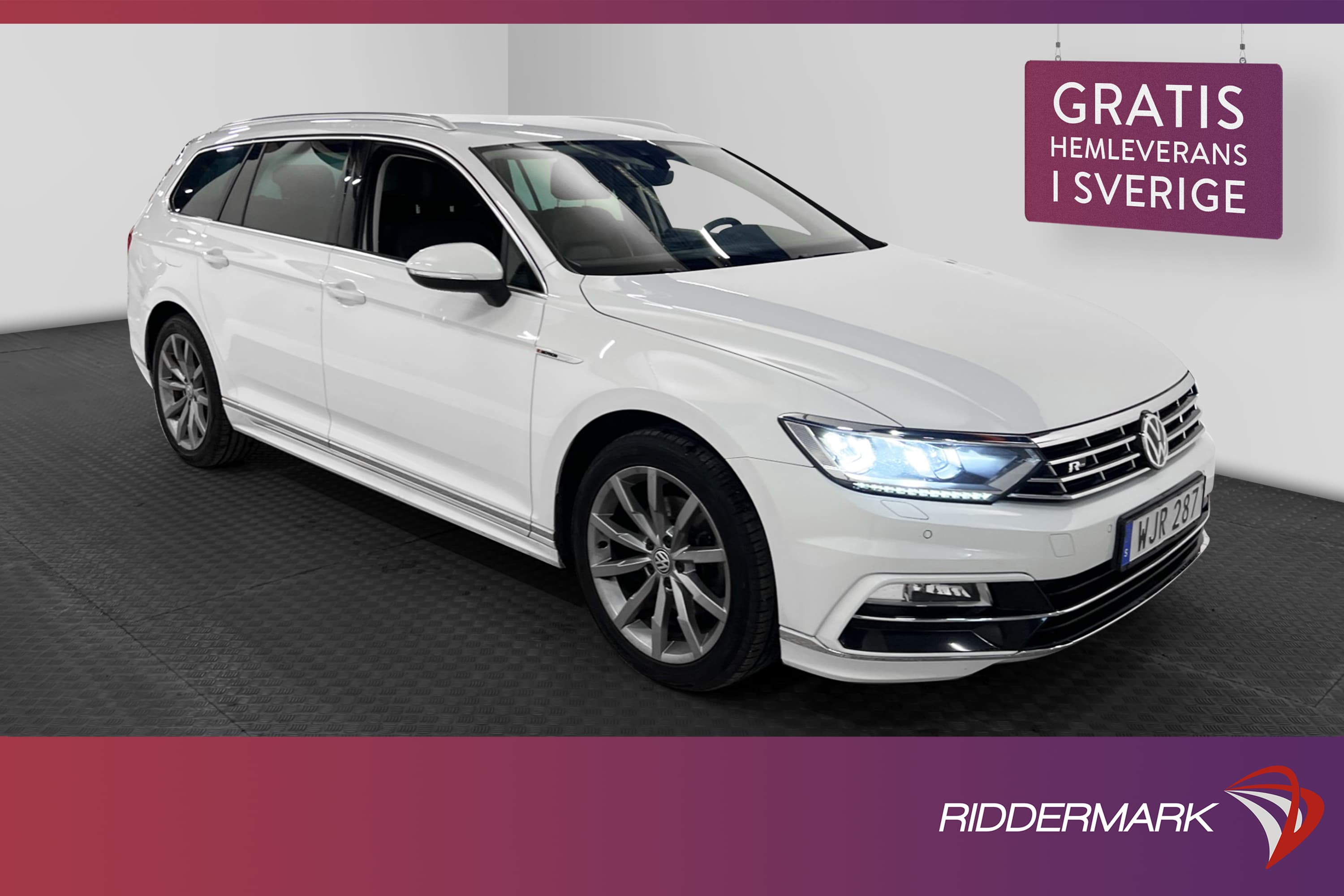 Volkswagen Passat 4M 190hk MOMS R-Line Värmare Cockpit Skinn