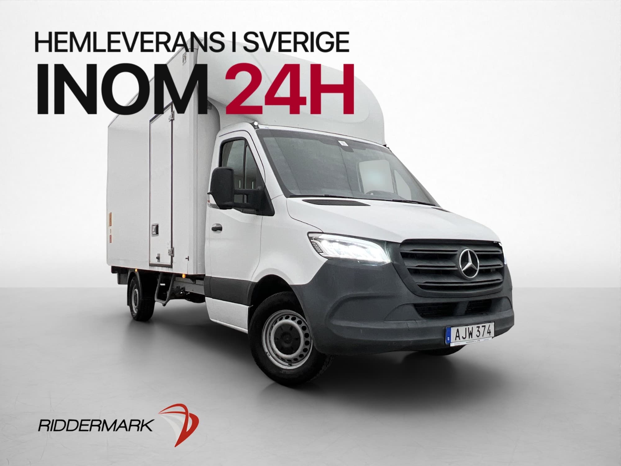 Mercedes-Benz Sprinter 316 Bakgavellyft Värm Sidodörr Moms