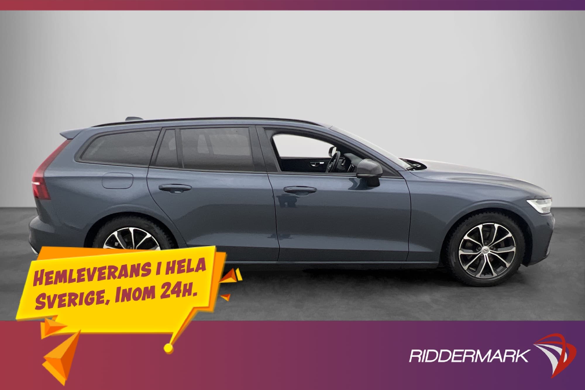 Volvo V60 D4 AWD R-Design B&W 360° Värmare HuD Skinn 4-Zon 