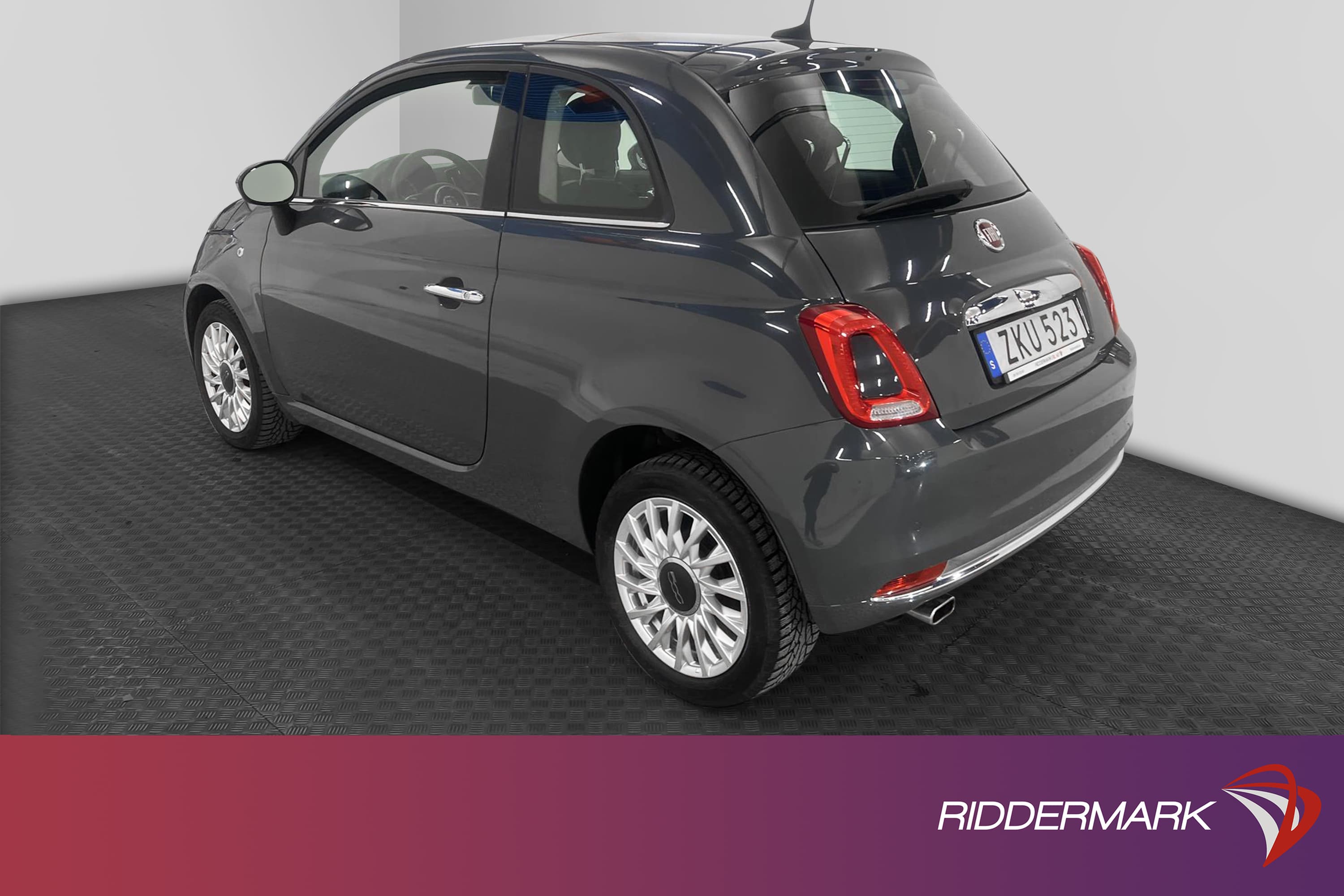 Fiat 500 1.2 69hk Panoramaglastak PDC 738kr Skatt Ny Kamrem