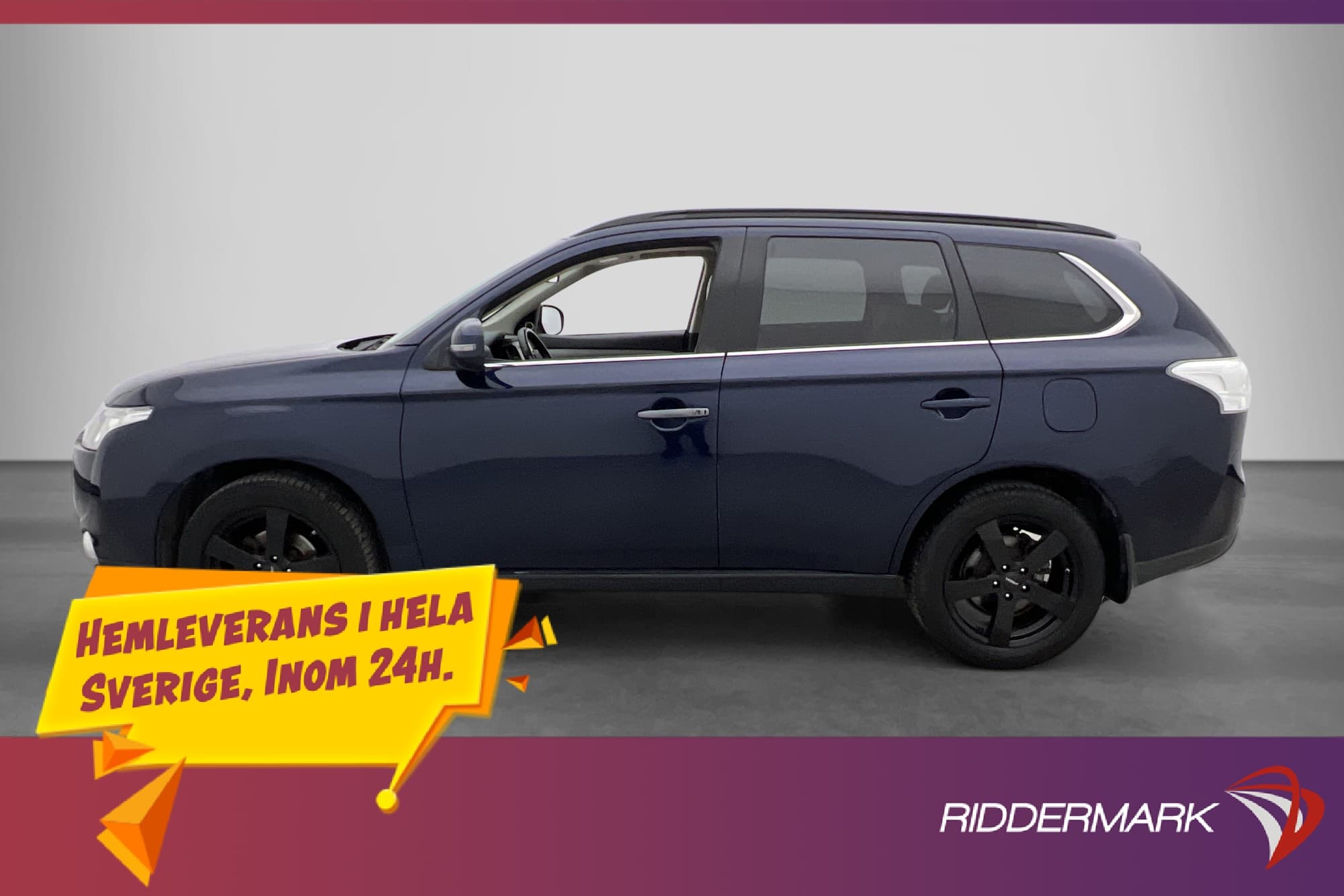 Mitsubishi Outlander 2.0 150hk 4WD 7-Sits Skinn Kamera