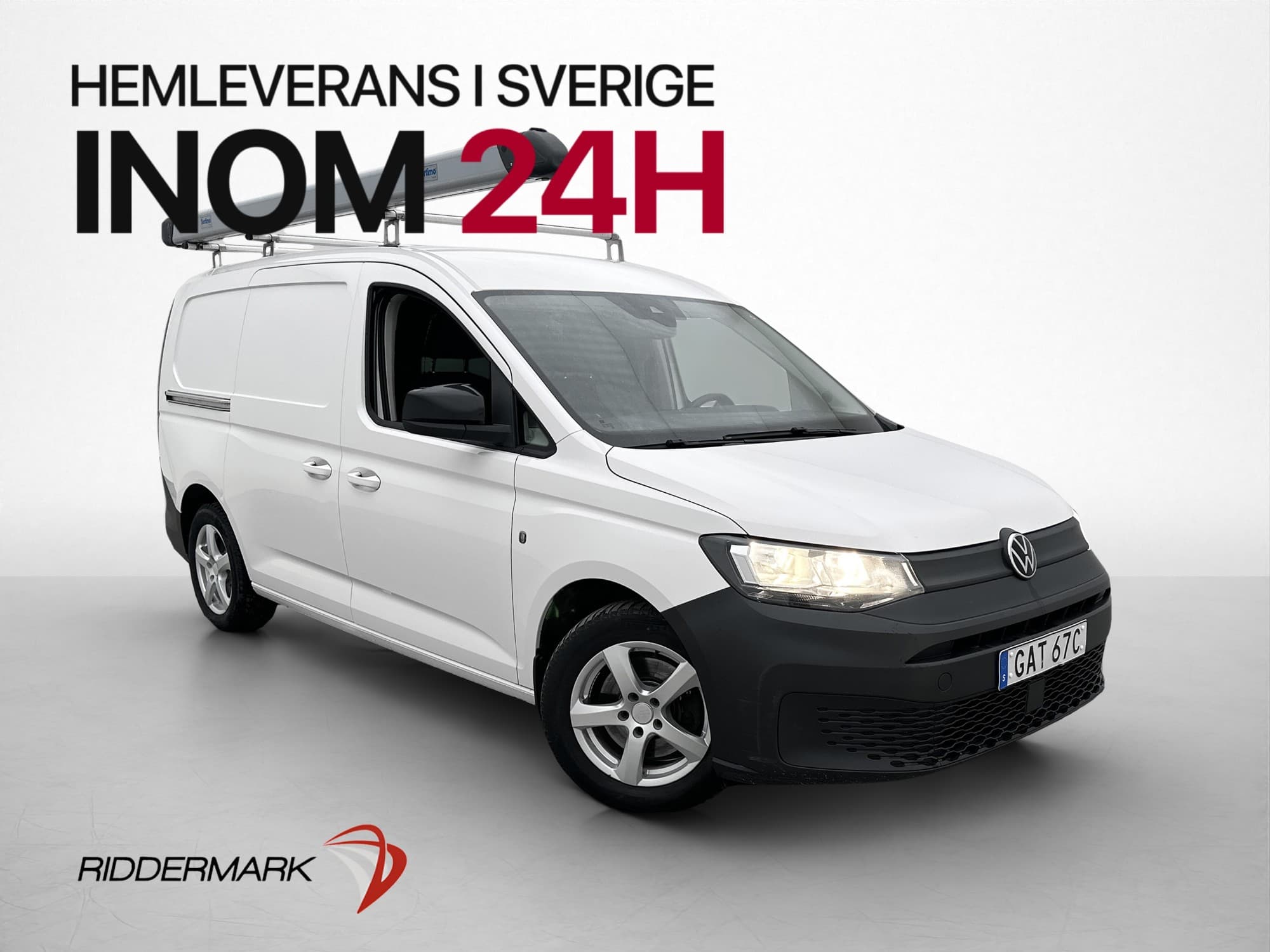 Volkswagen Caddy Maxi Cargo Värm Drag B-Kamera 2xDörr Moms