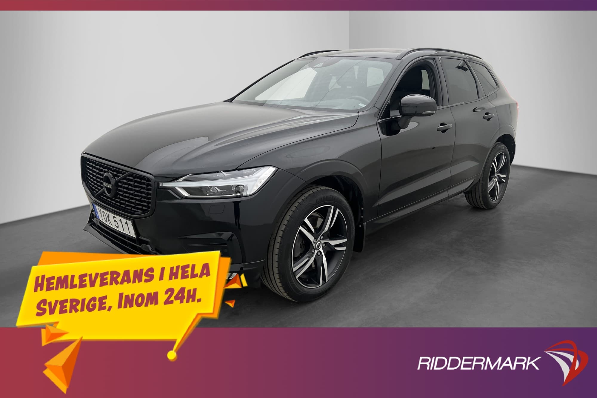 Volvo XC60 D4 AWD R-Design HUD Pano Läder Värm CarPlay