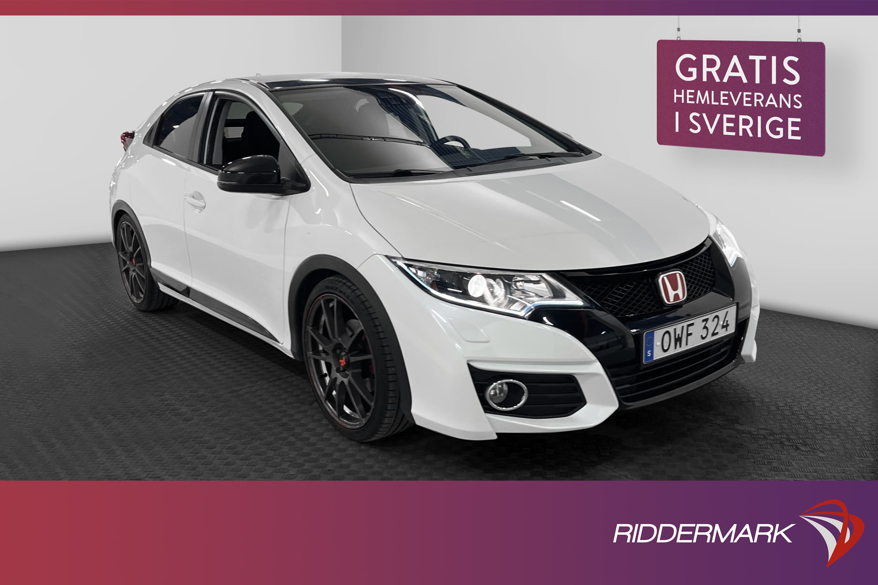 Honda Civic 1.8 i-VTEC 142hk Si Elegance Kamera Drag Välserv