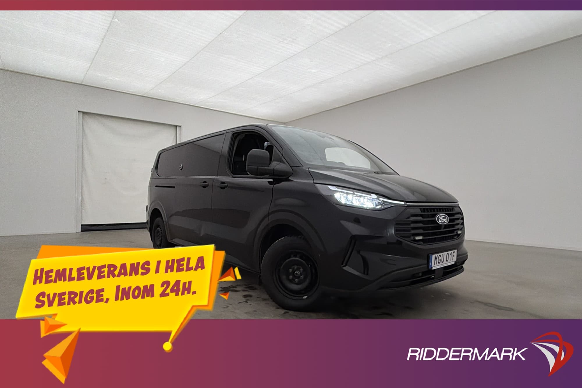 Ford Transit Custom L2 170hk AWD Värm Drag V-In CARPLAY Moms