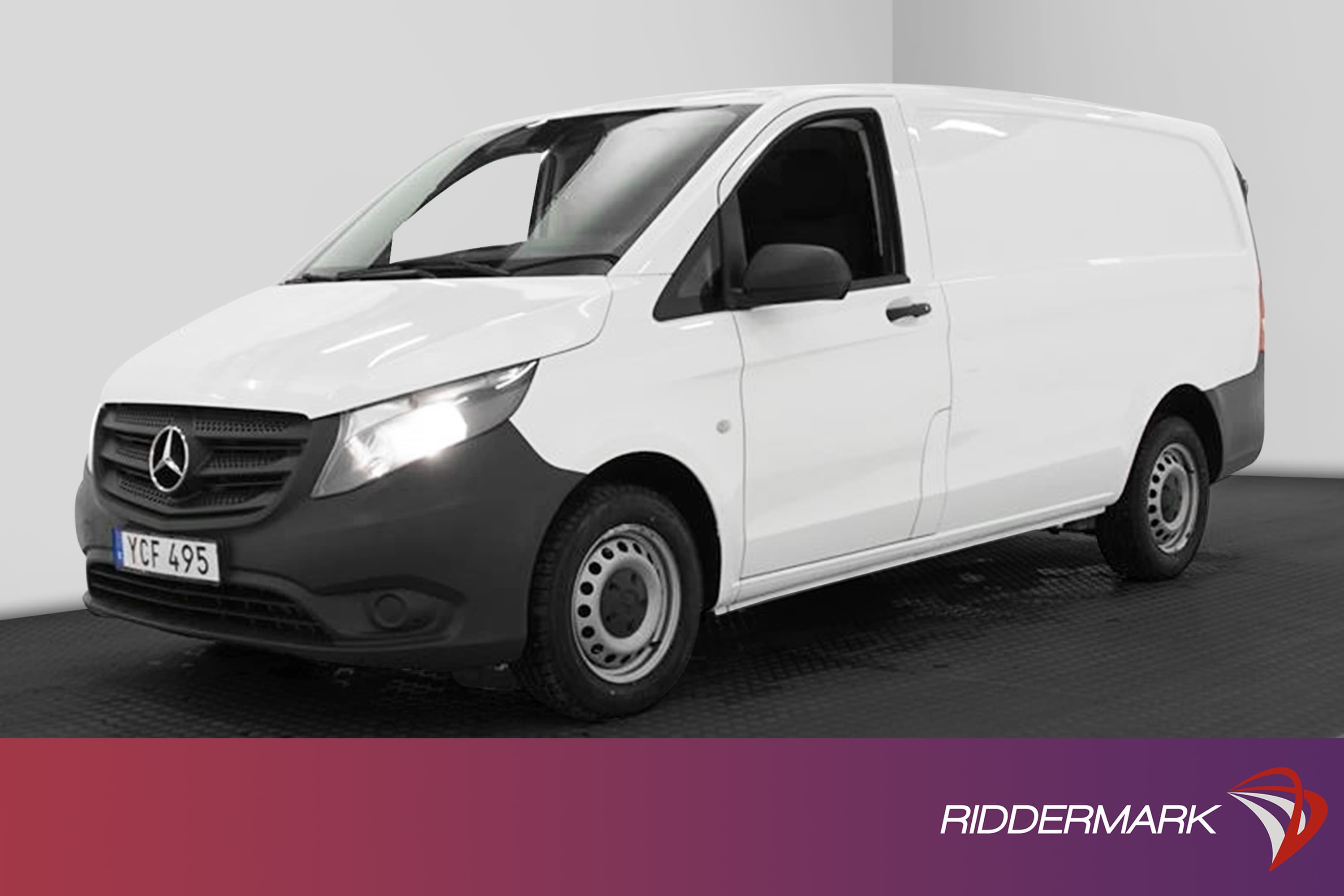 Mercedes-Benz Vito 111 3-sits Lång Dragkrok Värmare Moms