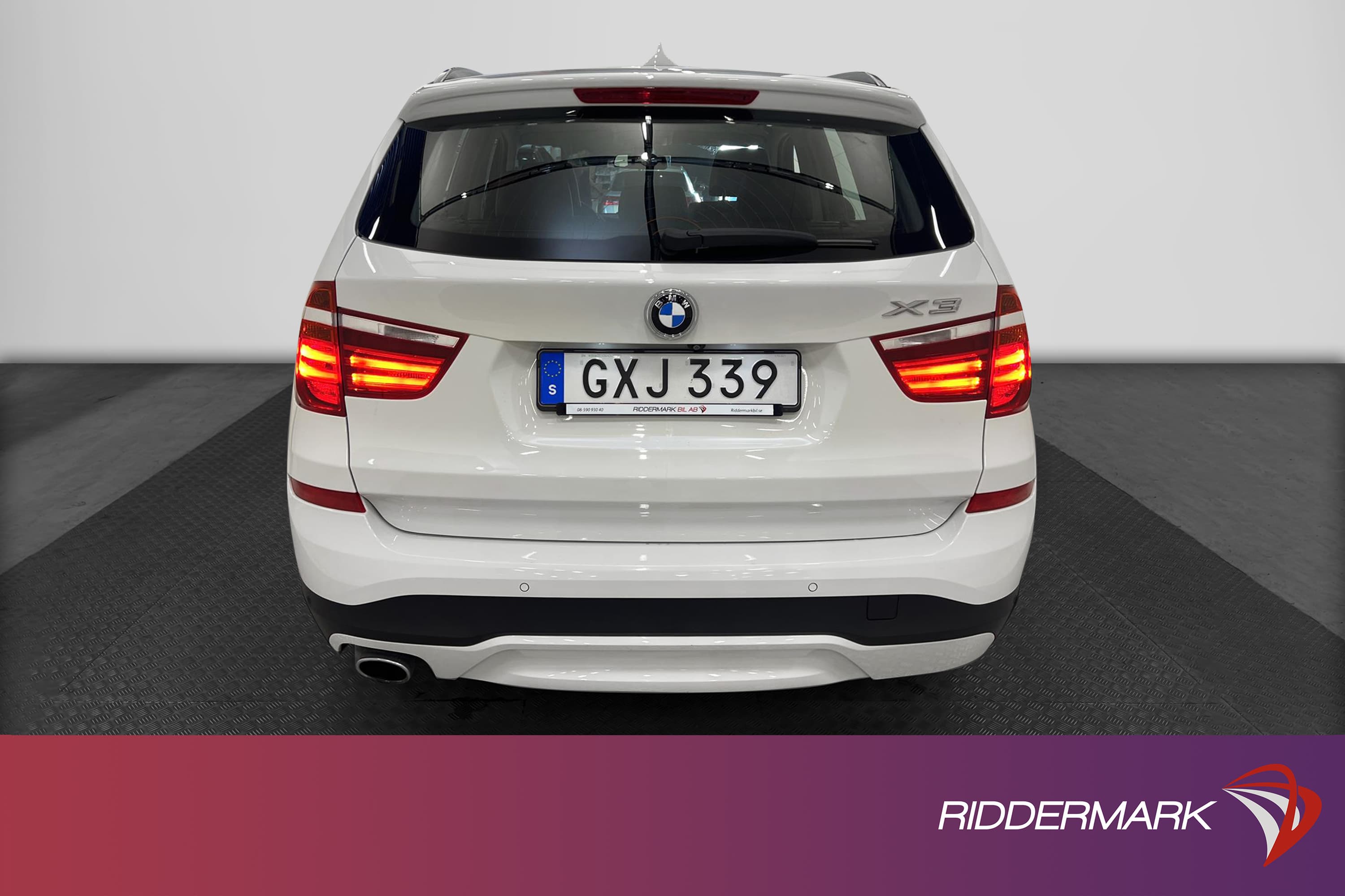 BMW X3 xDrive20d Steptronic 190hk 1 Brukare Pano Navi B-Kam