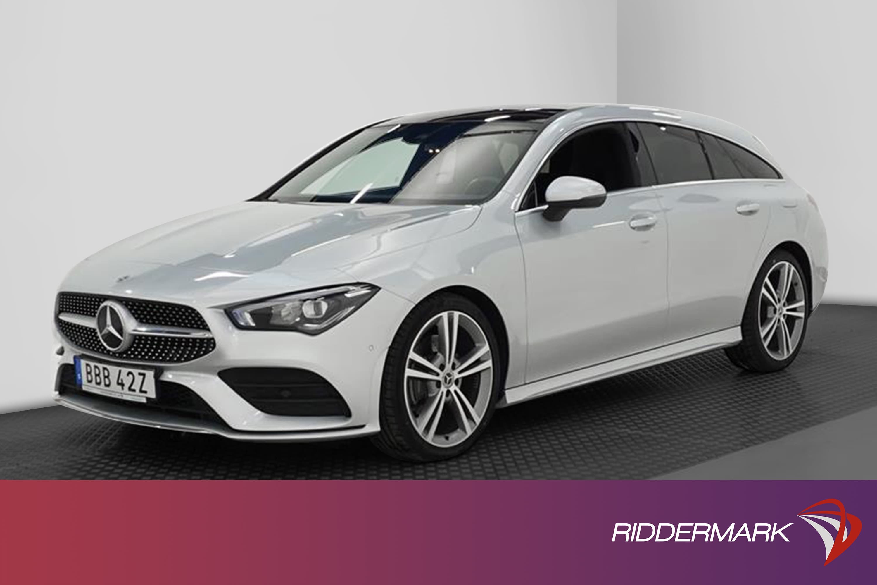 Mercedes-Benz CLA 200 d 150hk AMG Widescreen Pano Navi B-Kamexteriör