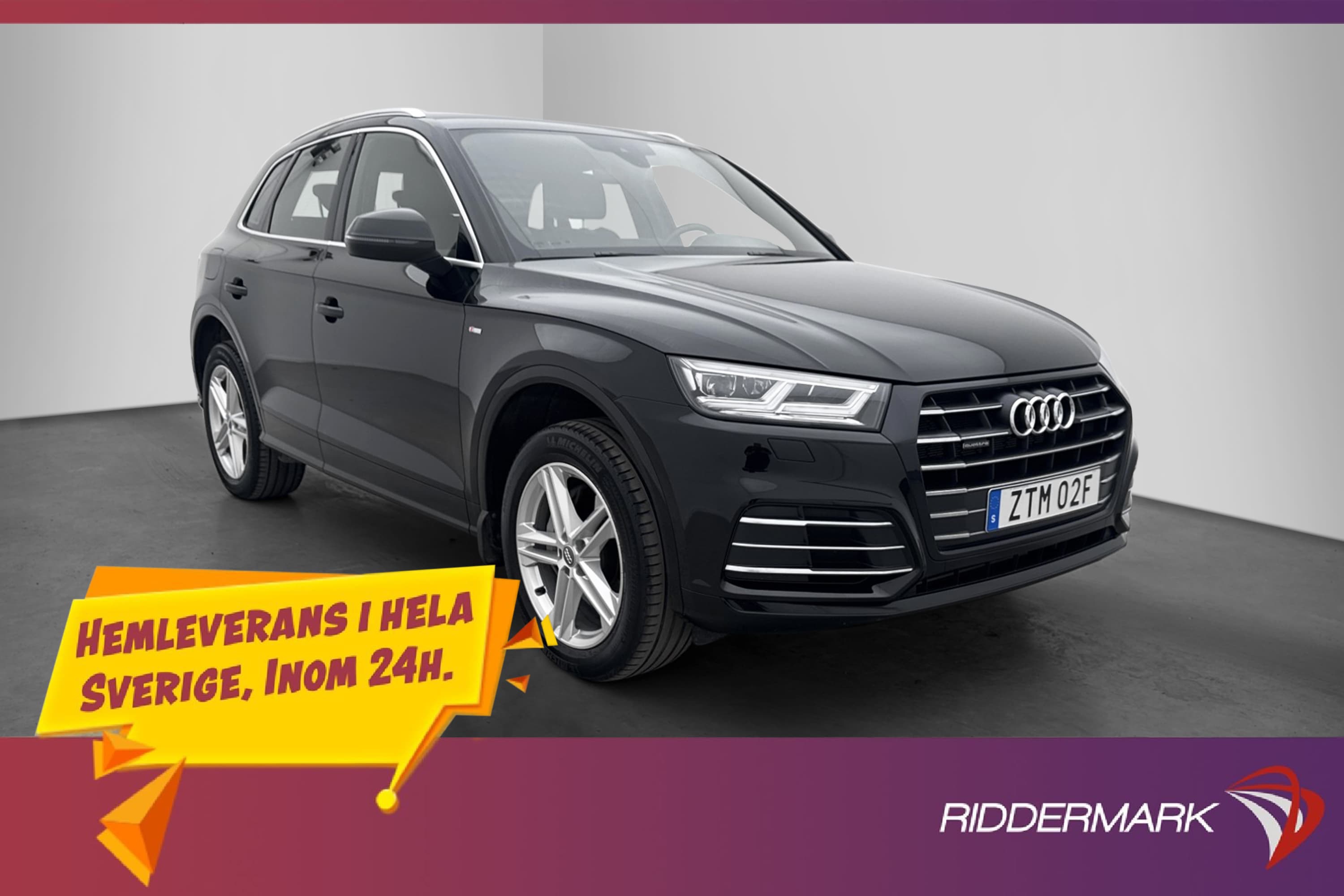 Audi Q5 55 TFSI e Quattro 367hk S-line MOMS Luftfj Dragkrok