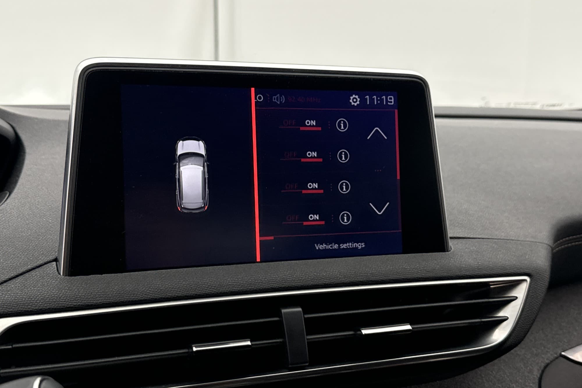 Peugeot 3008 1.6 THP 165hk GT-Line Cockpit Sensorer