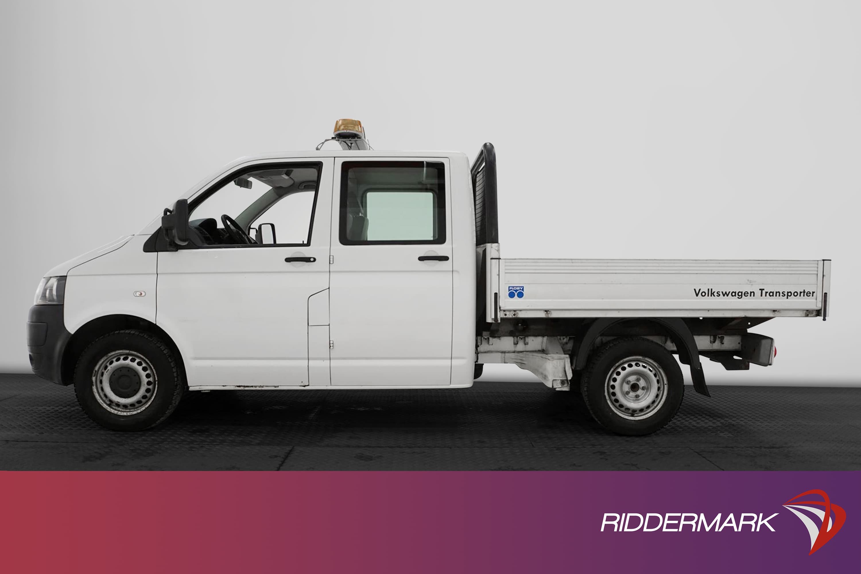 Volkswagen Transporter 2.0CNG Dubbelhytt Drag Flakbil Moms