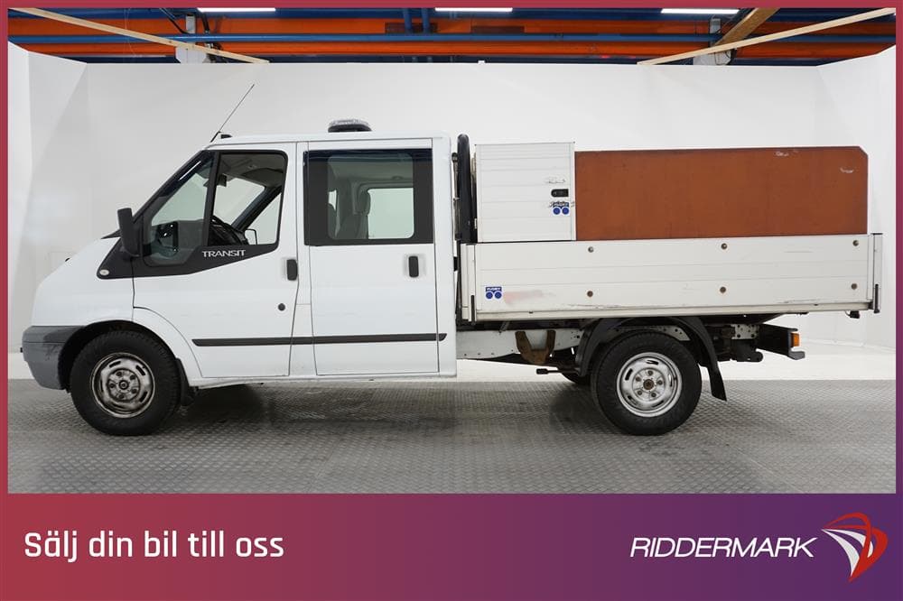Ford Transit Crew Van  2.2 TDCi Flakbil 125hk Lång Moms