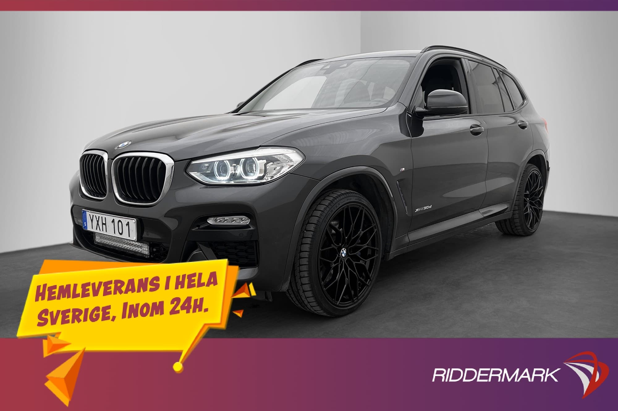 BMW X3 xDrive30d M Sport Hifi Skinn Drag Rattvärme 265hk