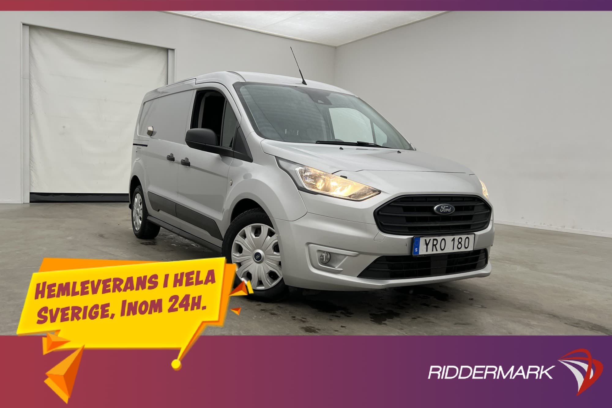 Ford Transit Connect LWB Värmare Drag B-Kamera CARPLAY Moms