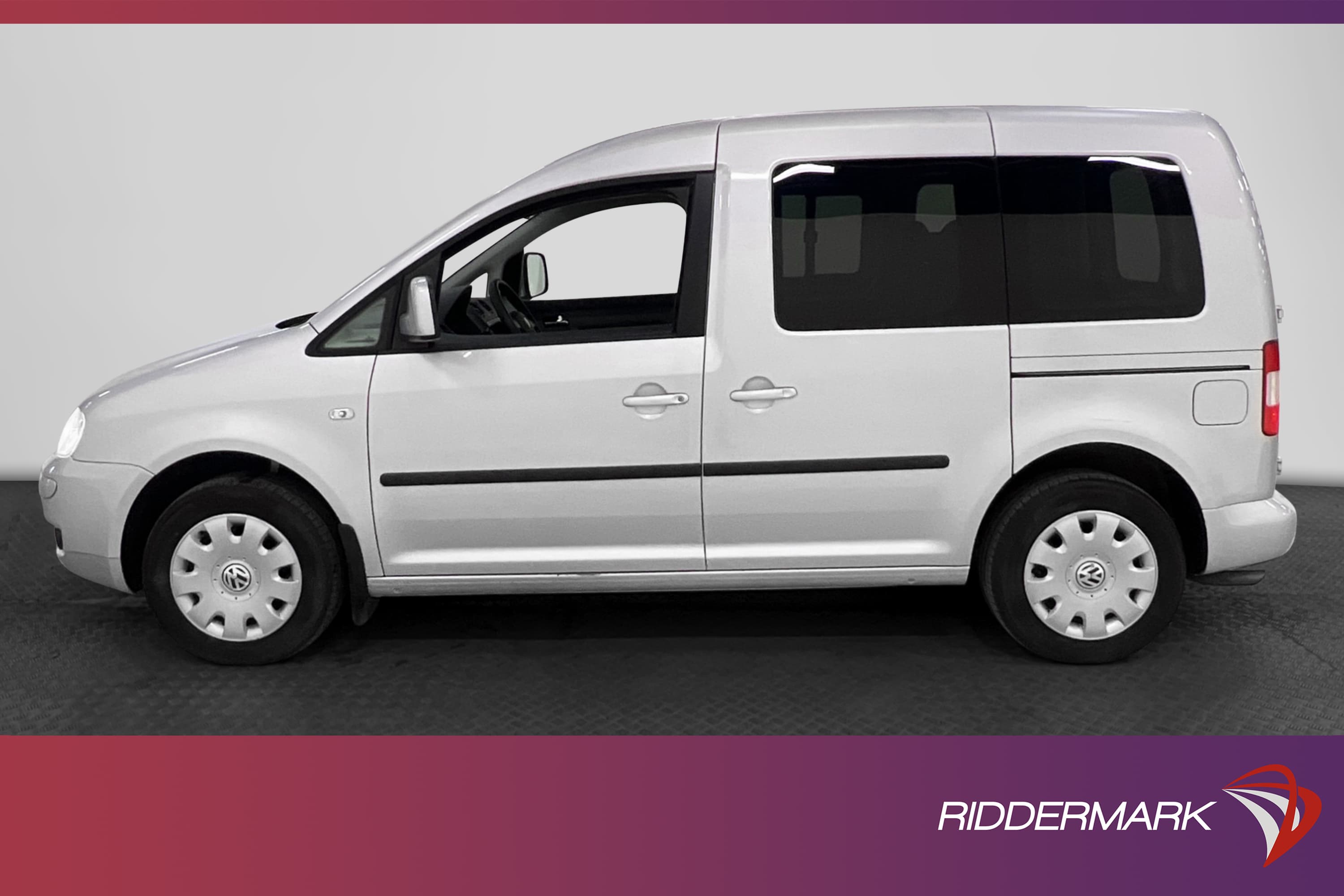 Volkswagen Caddy Life 2.0 109hk Dragkrok Nybesiktigad 5Sits