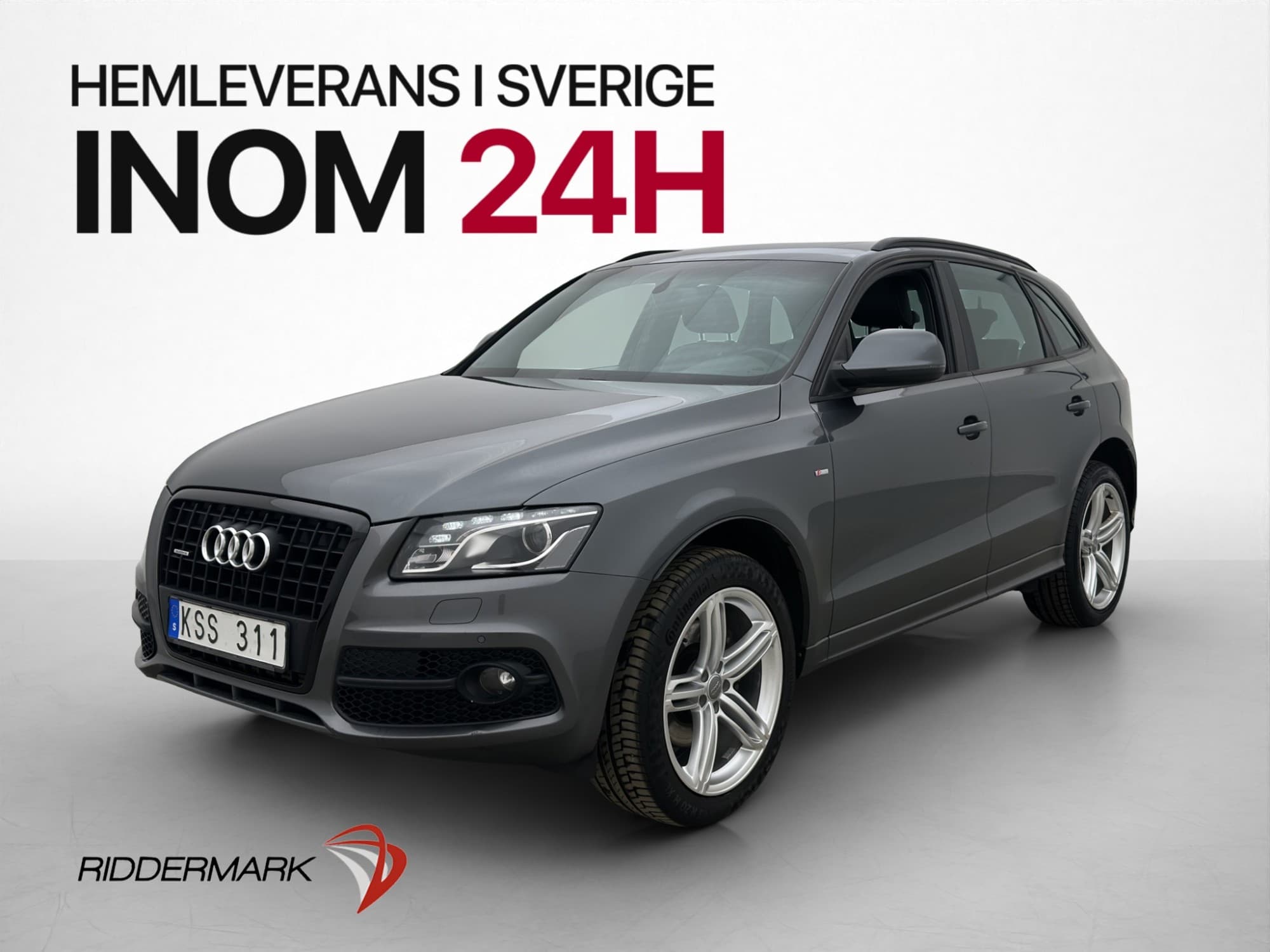 Audi Q5 3.0 TDI V6 Quattro S-Line Drag Pano Värmare Navi