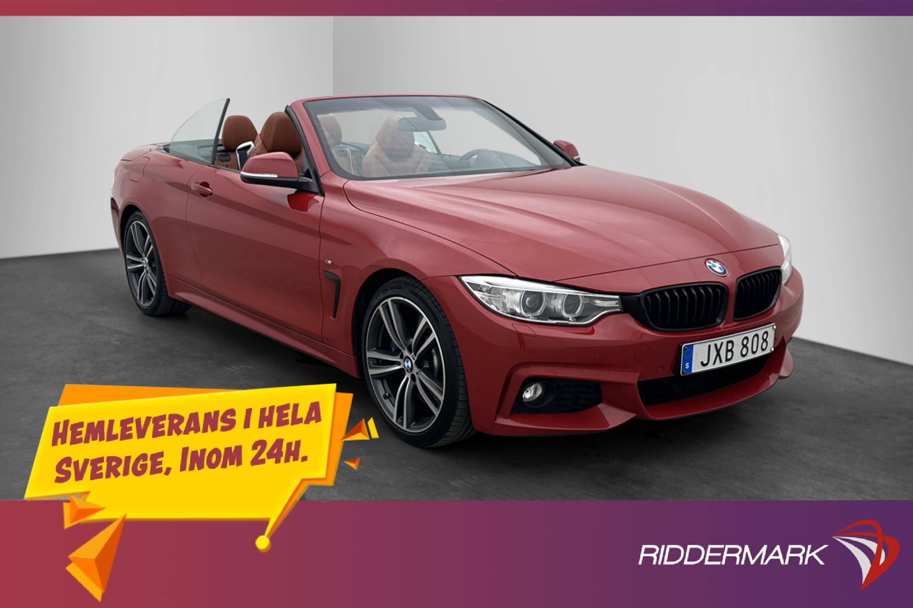 BMW 430 i Cabriolet M Sport H/K Skinn P-Sensorer