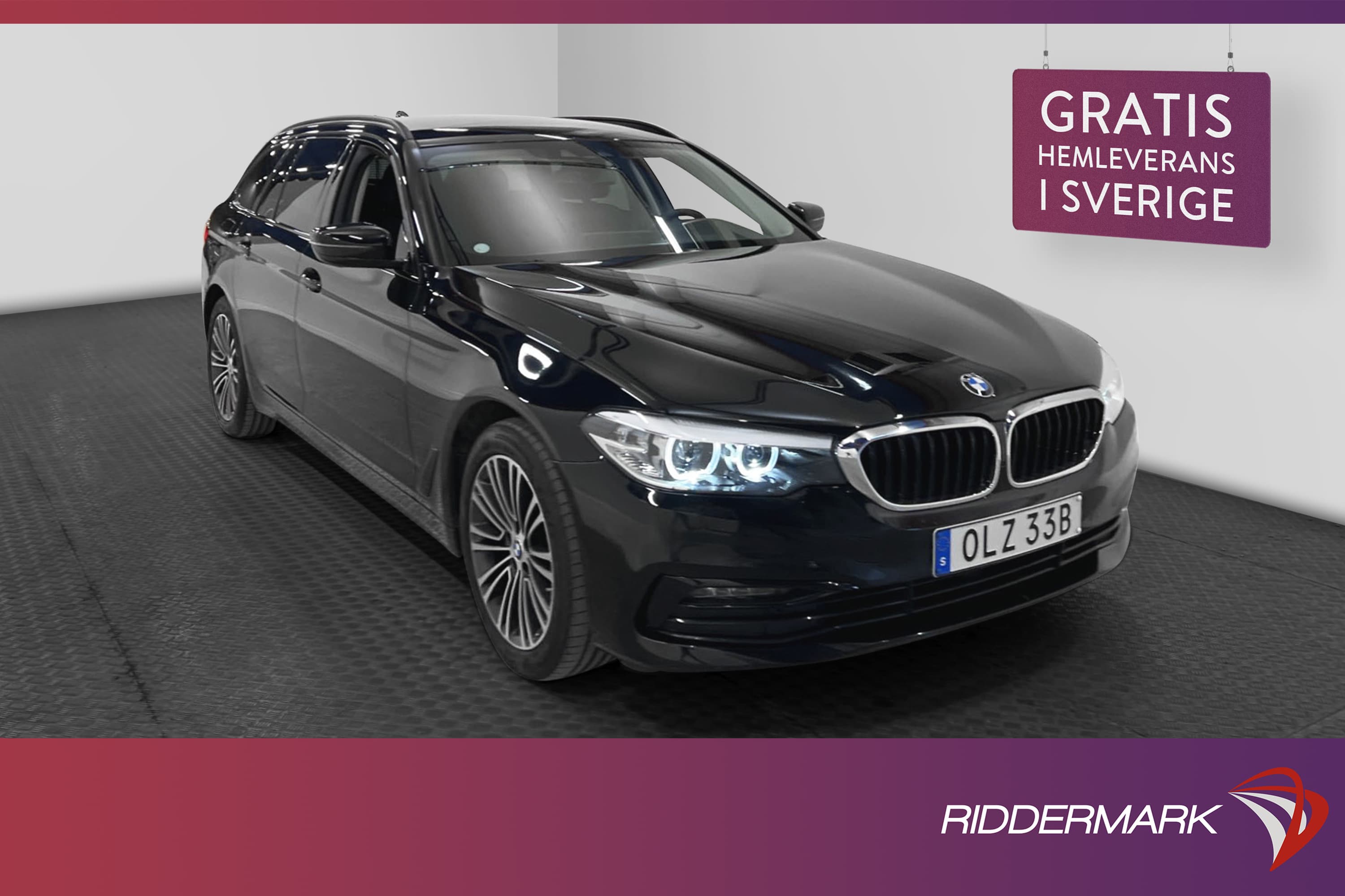BMW 520 d 190hk Sport line Cockpit Rattvärme Carplay Kamera
