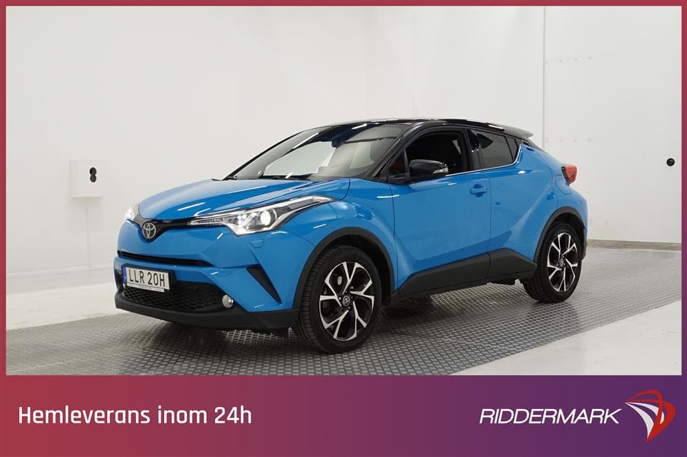 Toyota C-HR 1.2T AWD 116hk Navi B-Kam