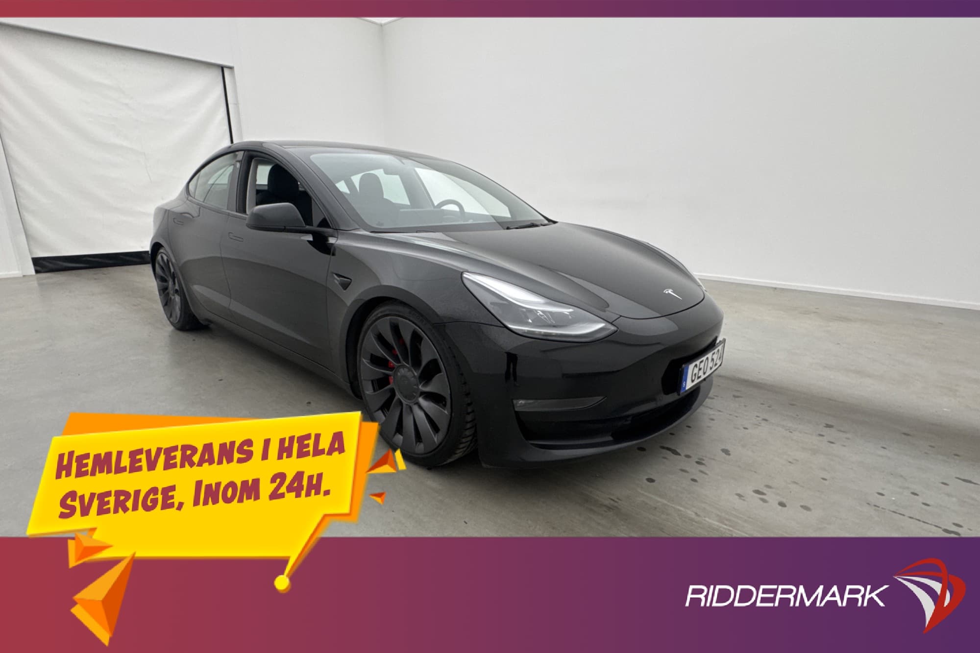 Tesla Model 3 Performance AWD Uppgraderad AP Svensksåld