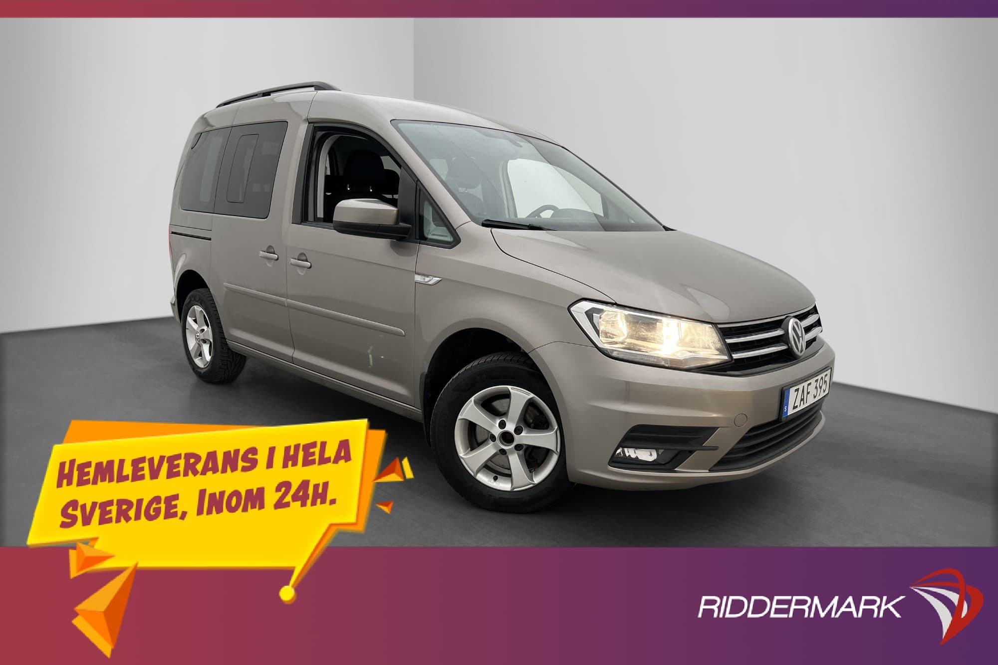 Volkswagen Caddy Life 2.0TDI Värmare Drag Navi Kamera 1-Ägar