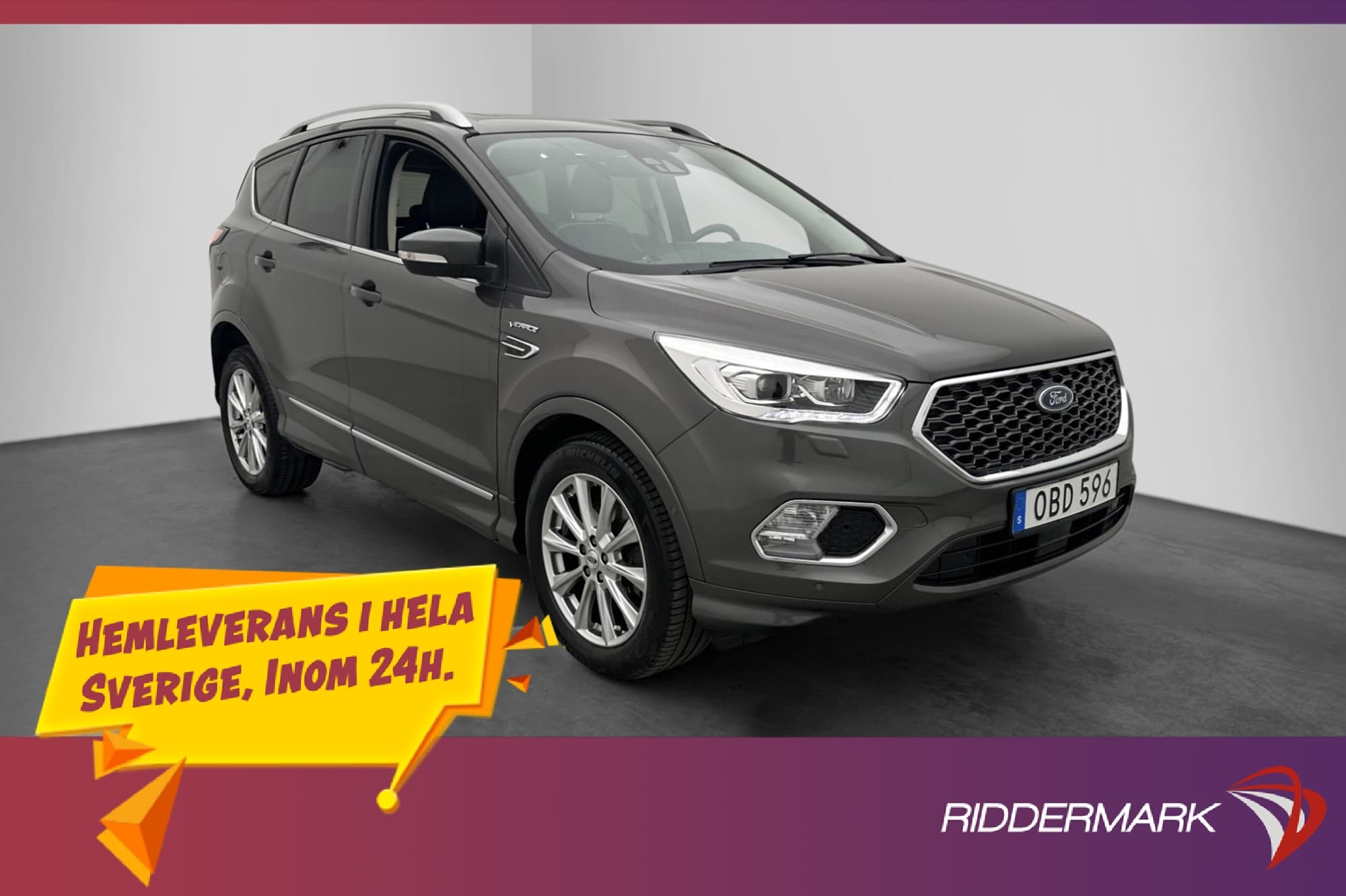 Ford Kuga 2.0 180hk AWD Vignale Pano Kamera Sony