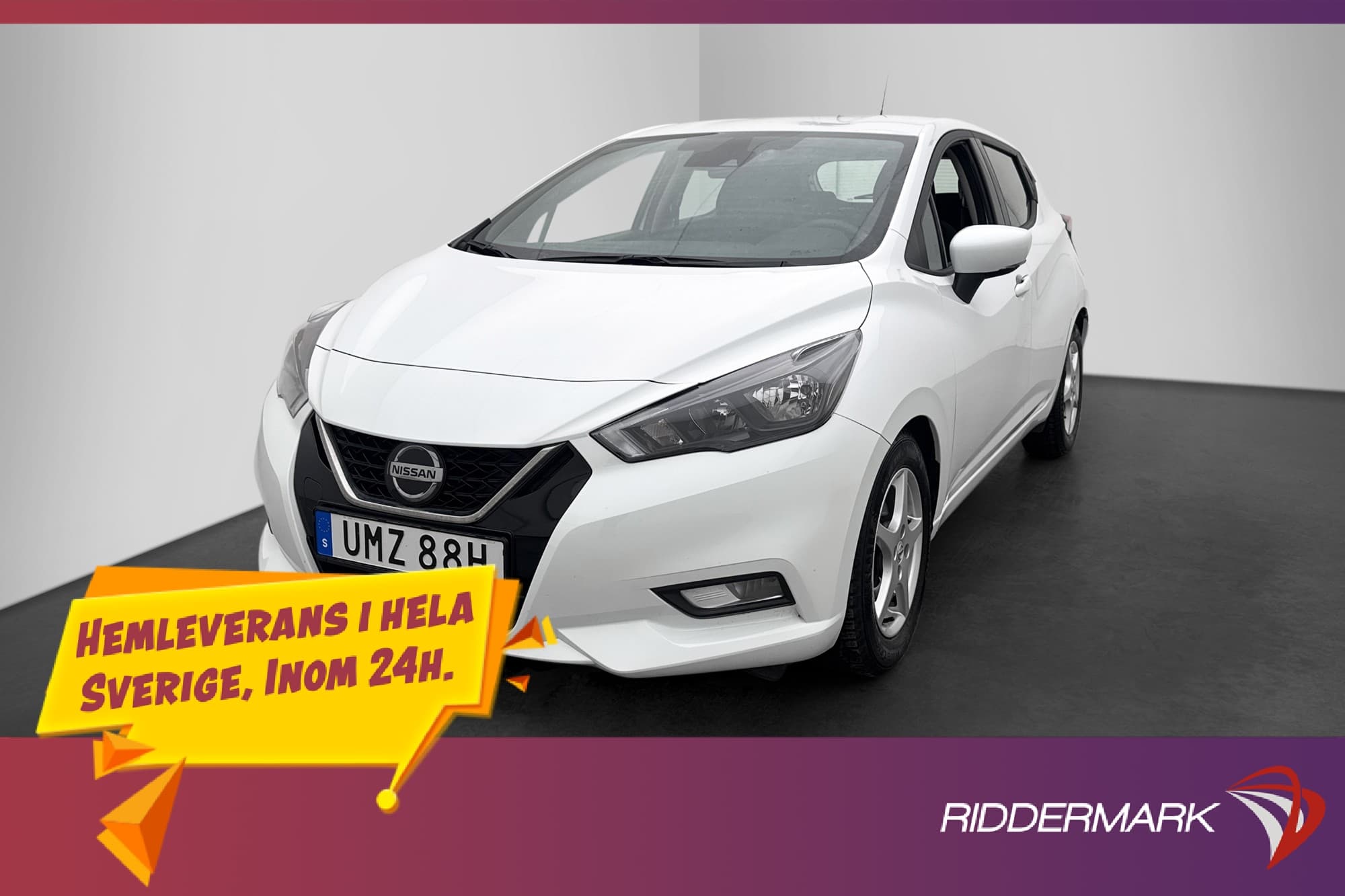 Nissan Micra 1.0 IG-T XTRONIC-CVT 92hk Bluetooth Sensorer