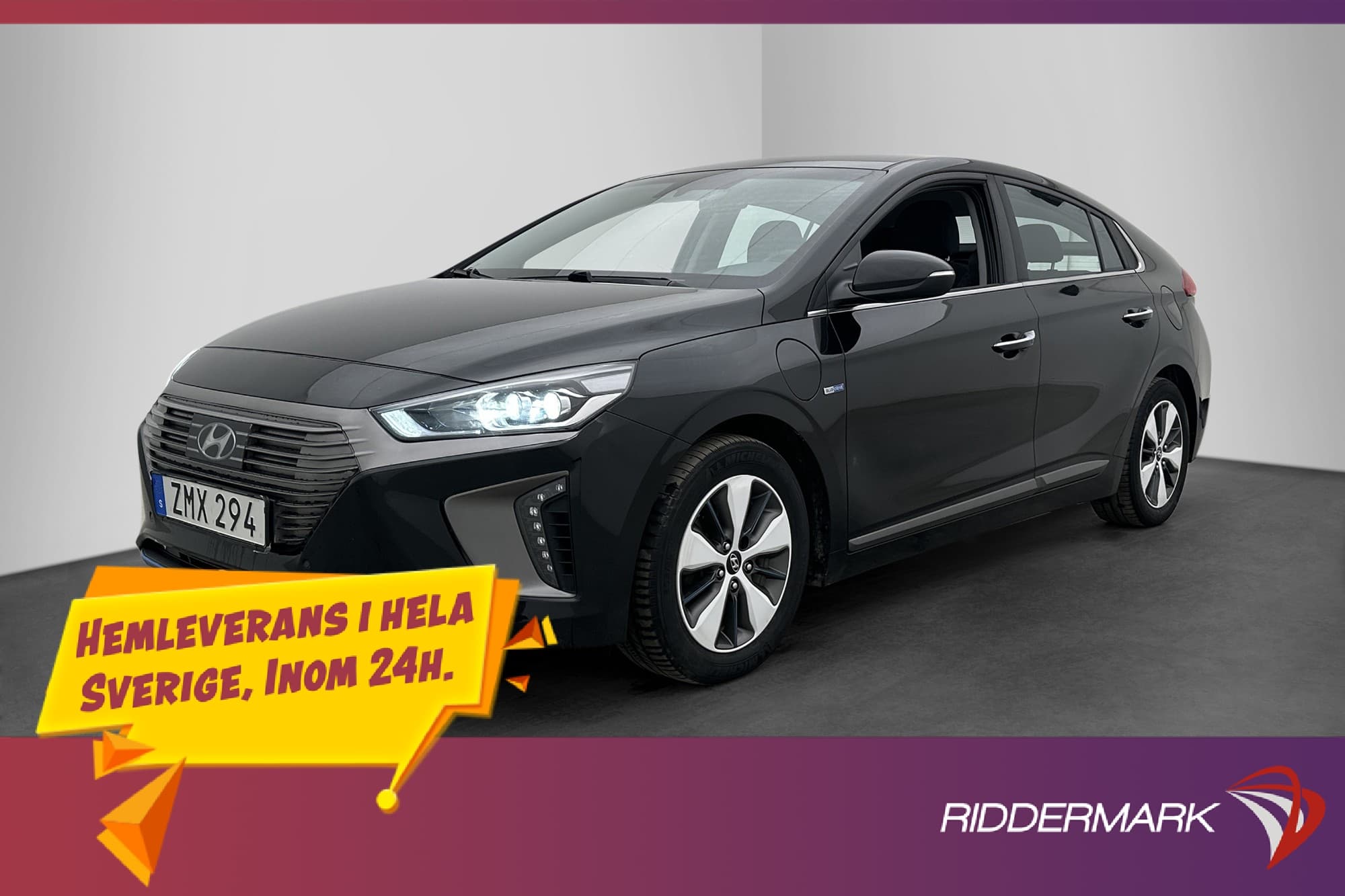 Hyundai IONIQ Plug-in 164hk Premium Plus Kamera Navi CarPlay